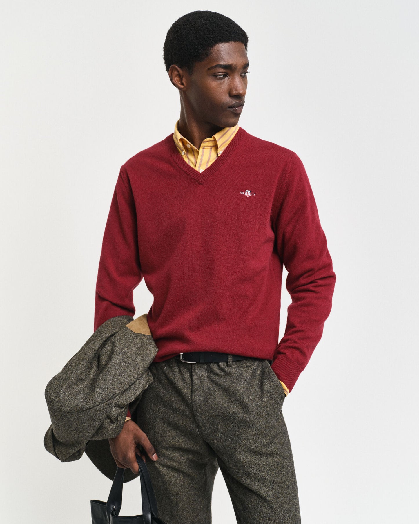 Pull Col V en Laine d'Agneau Superfine