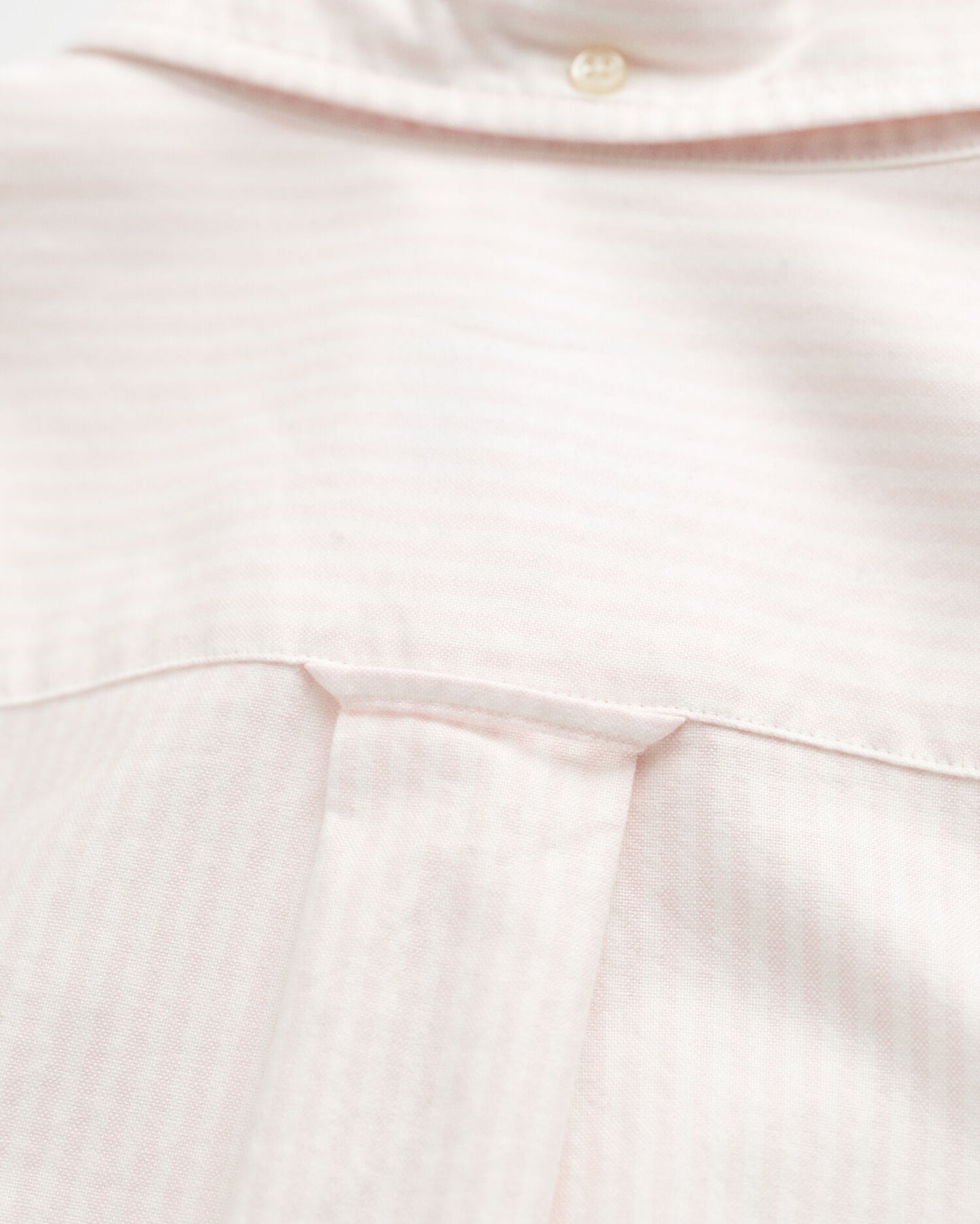 Chemise Oxford classique à rayures banquier coupe droite