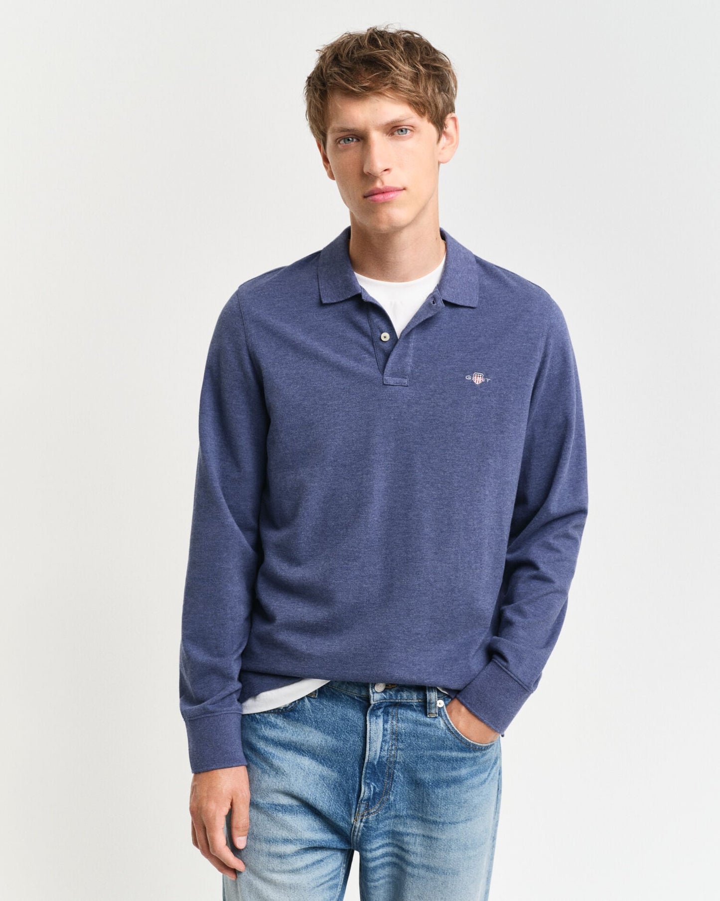 Polo piqué avec écusson
