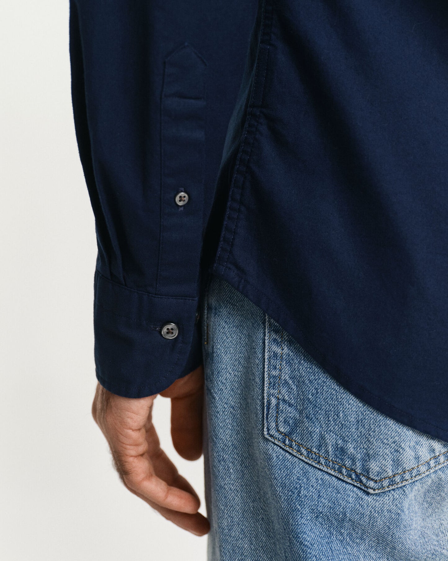 Chemise Oxford ajustée extensible
