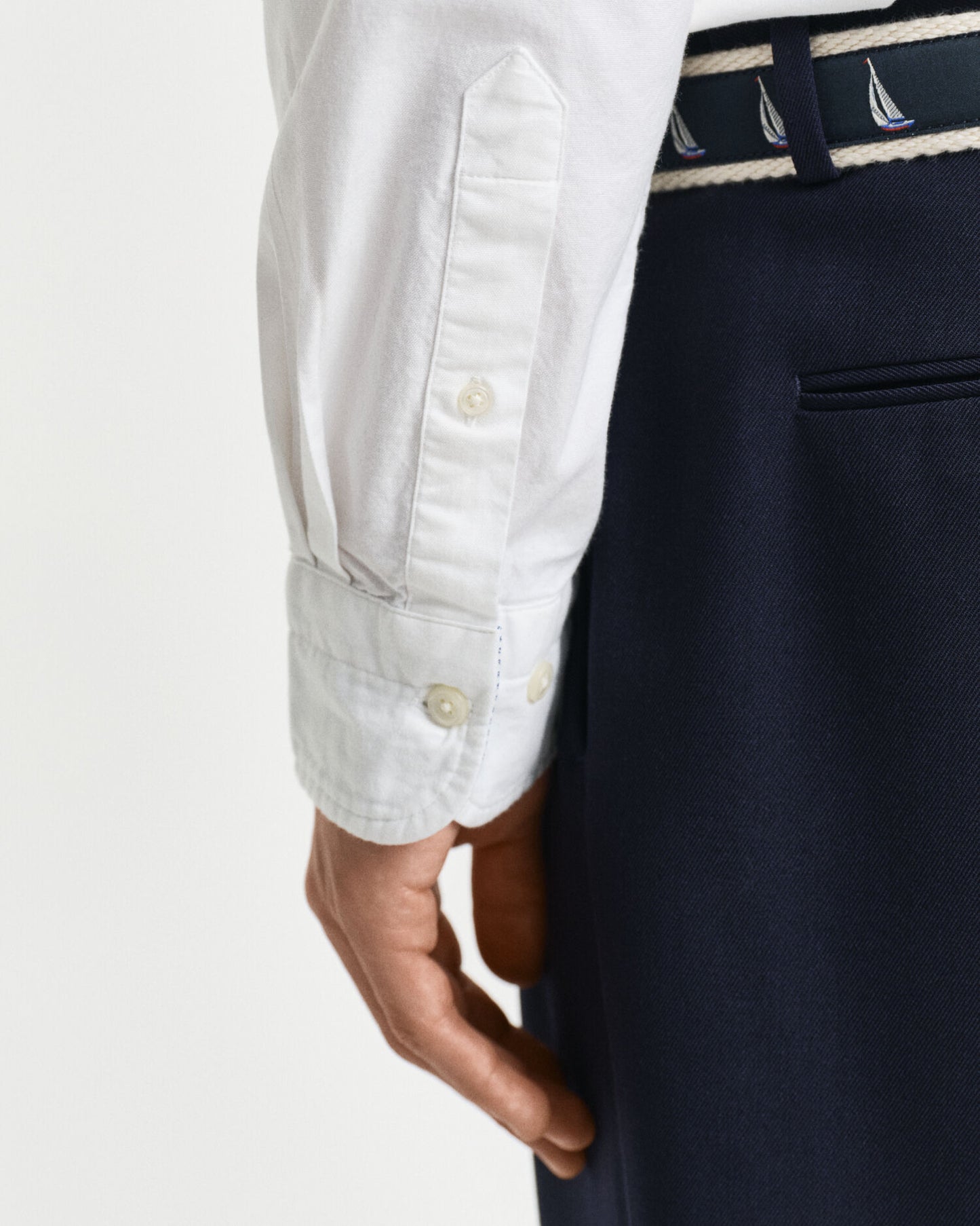 Chemise Oxford ajustée extensible