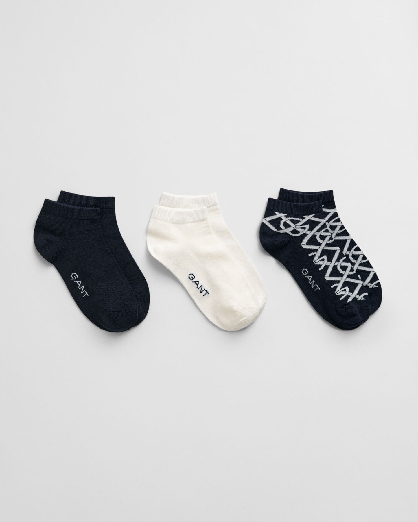 Chaussettes monogrammes (lot de 3)