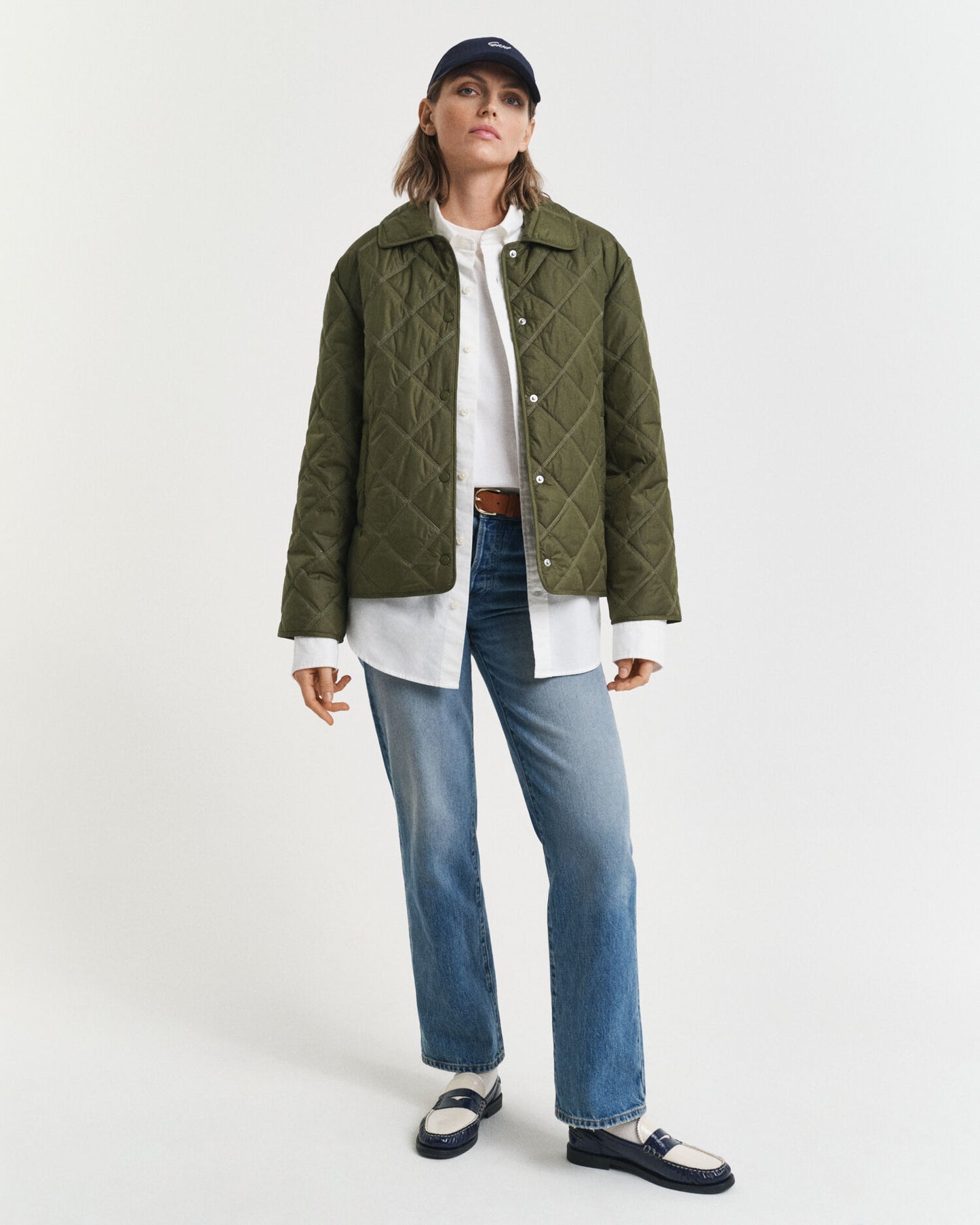 Gesteppte Jacke mit Kragen