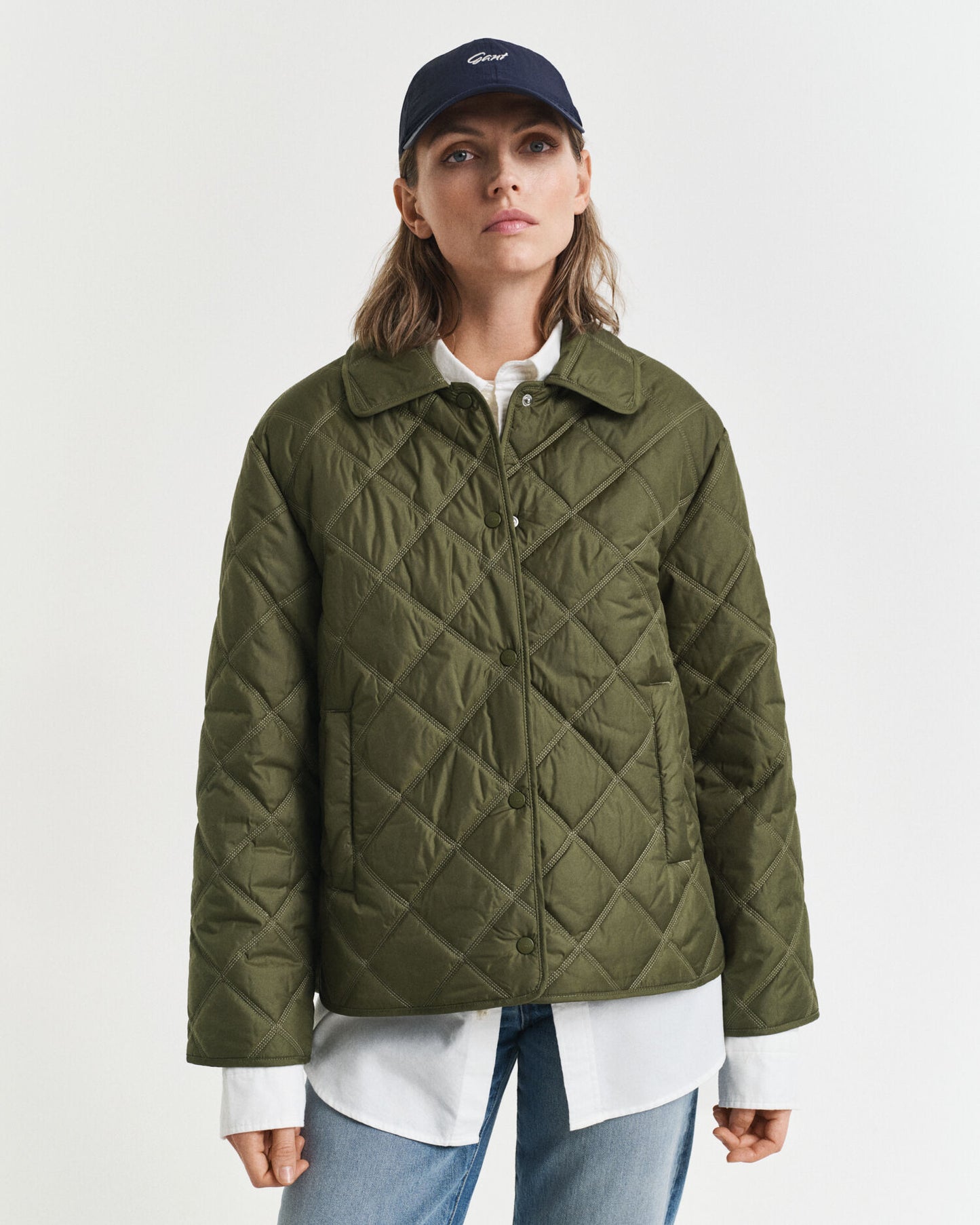Gesteppte Jacke mit Kragen