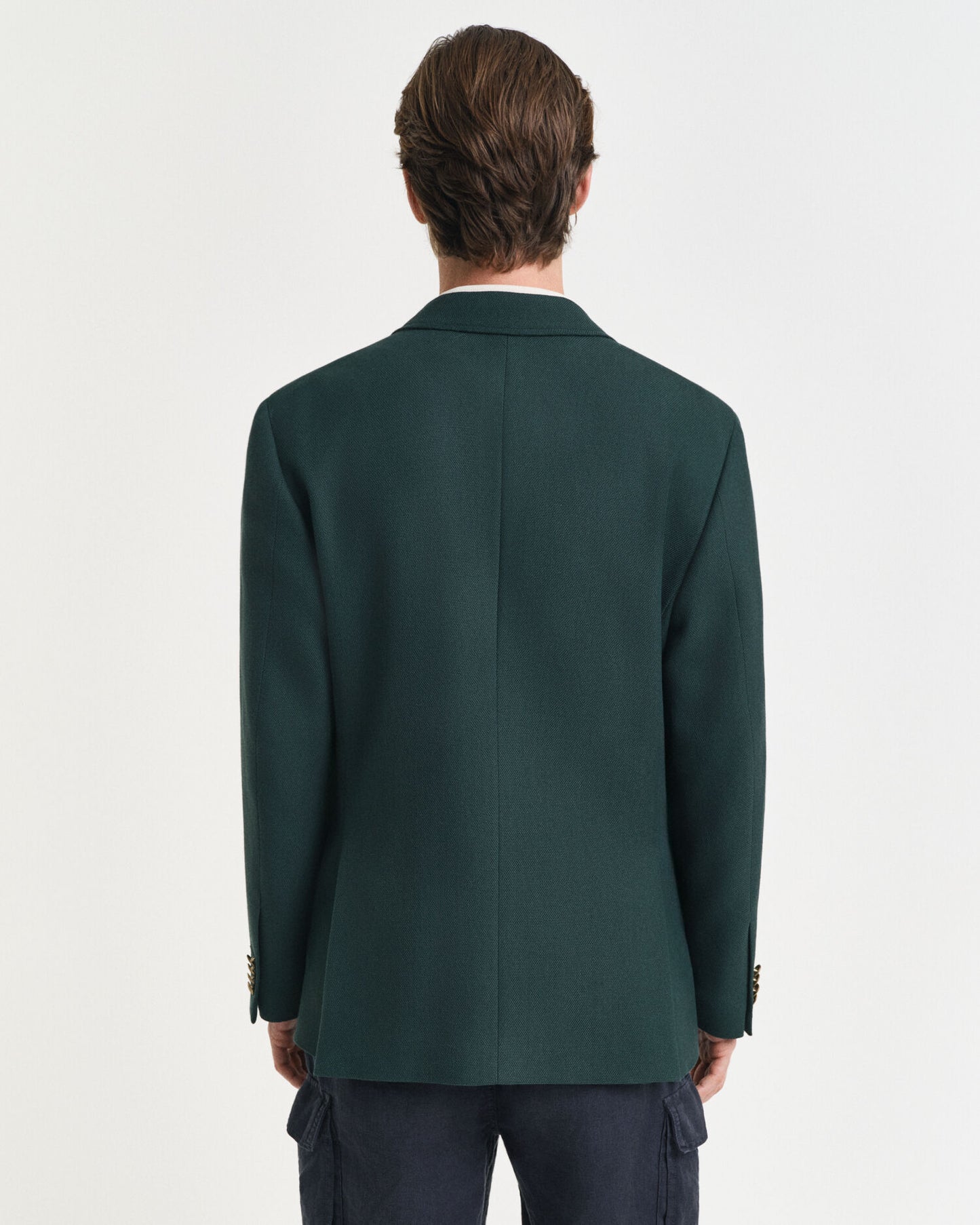 Schmal geschnittener Baumwoll-Club-Blazer