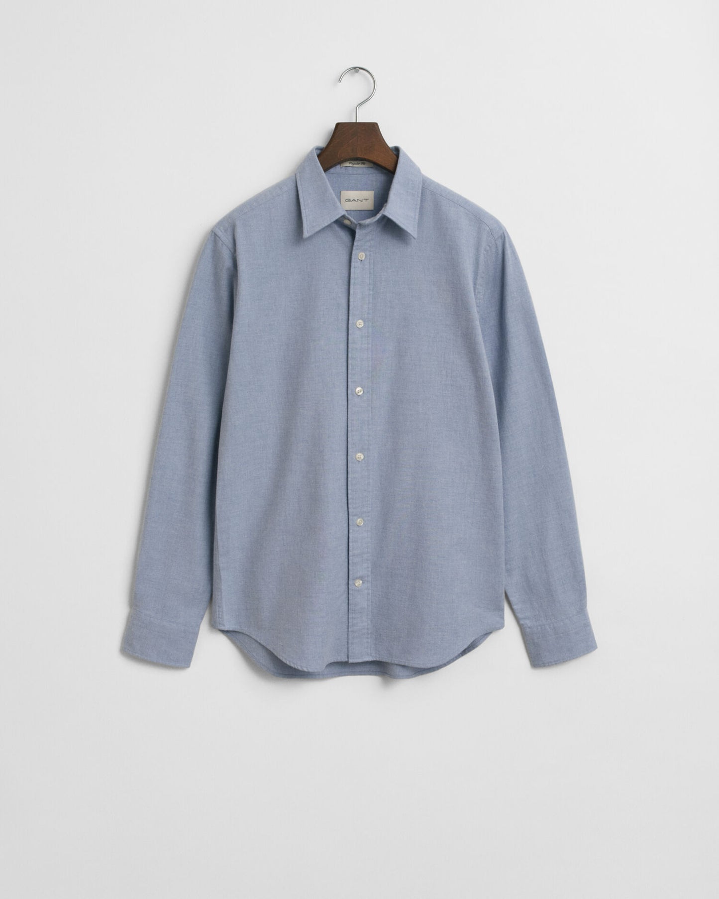 Chemise en flanelle chinée coupe droite