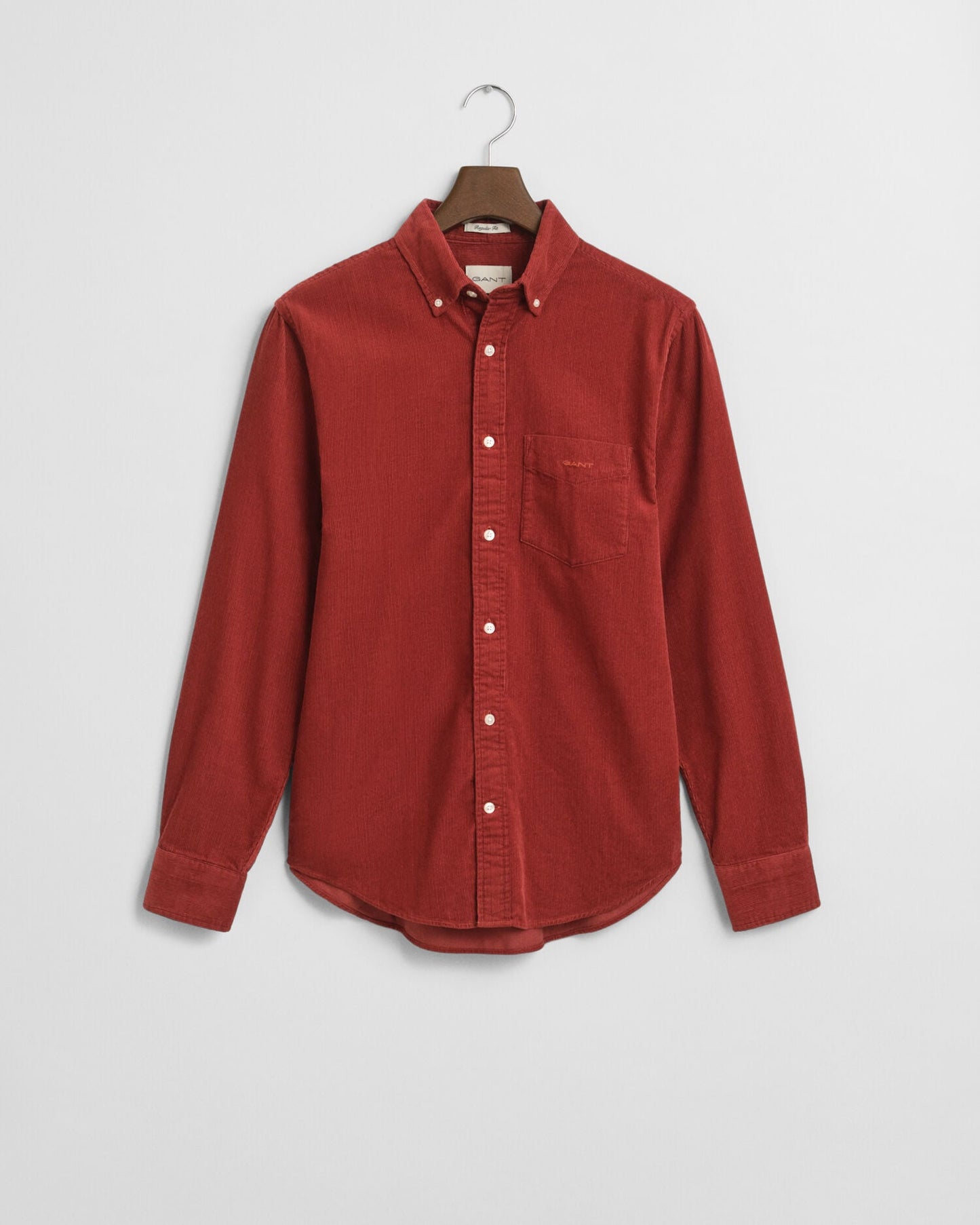 Chemise en velours côtelé coupe classique