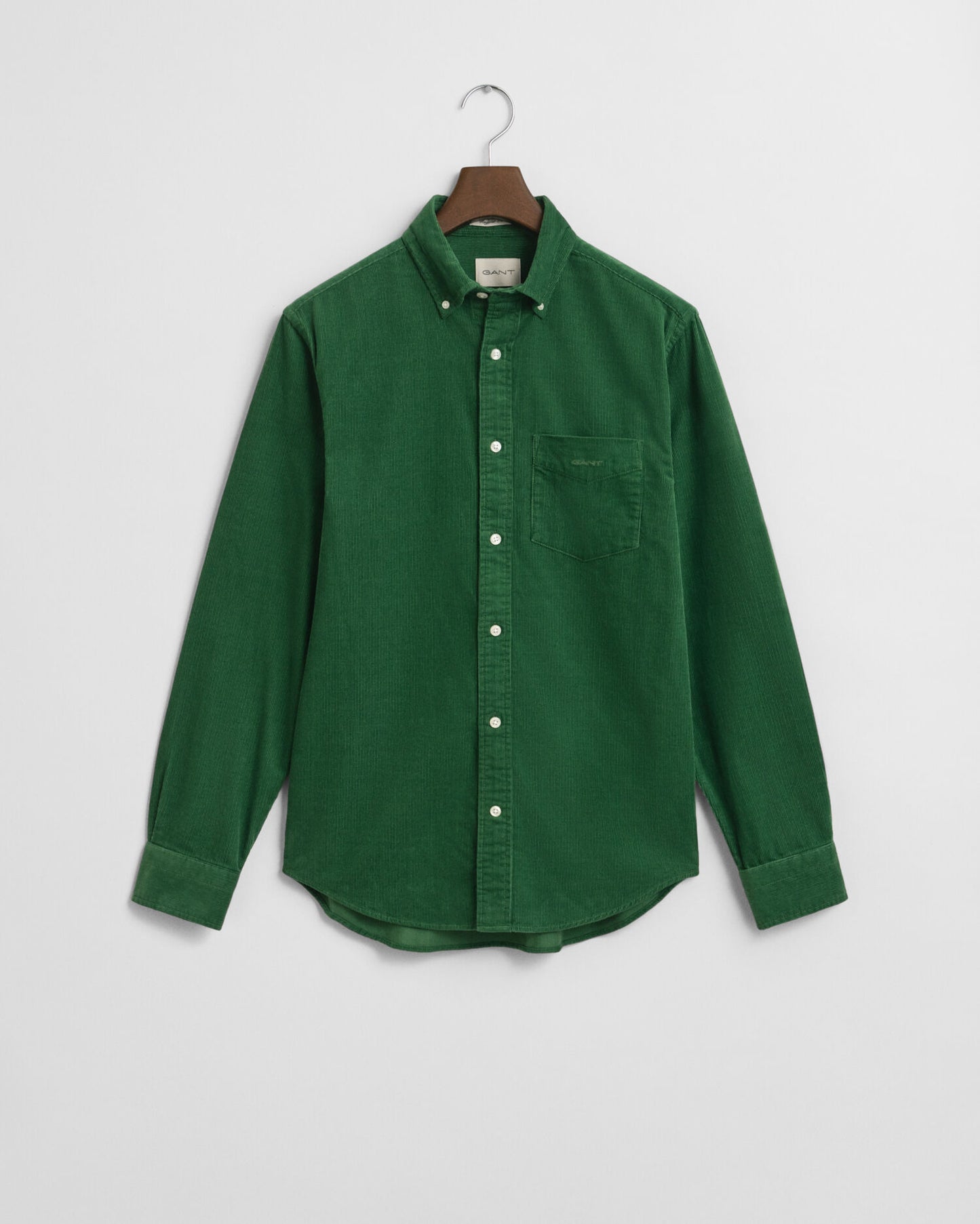 Chemise en velours côtelé coupe droite
