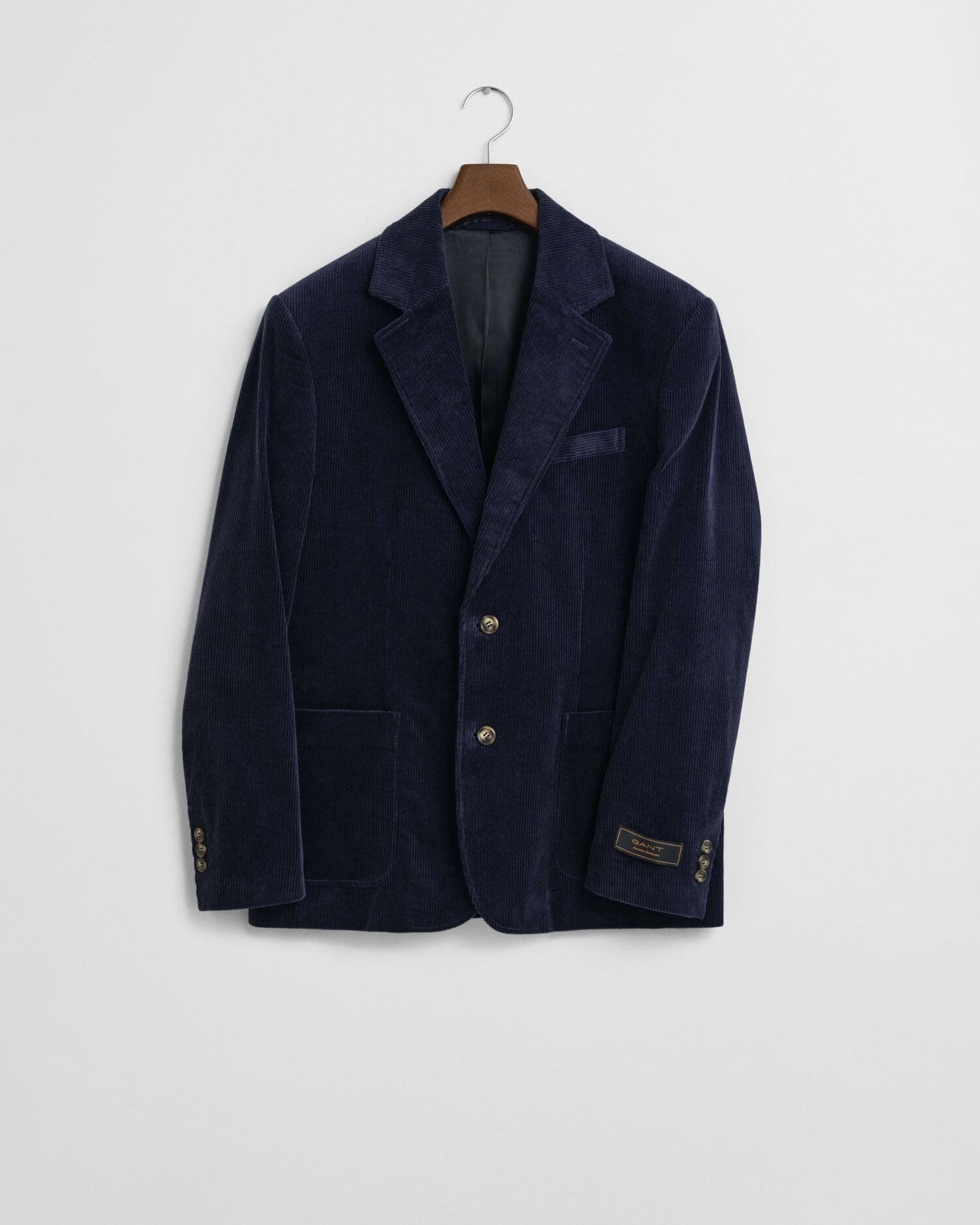 Blazer en velours côtelé coupe droite