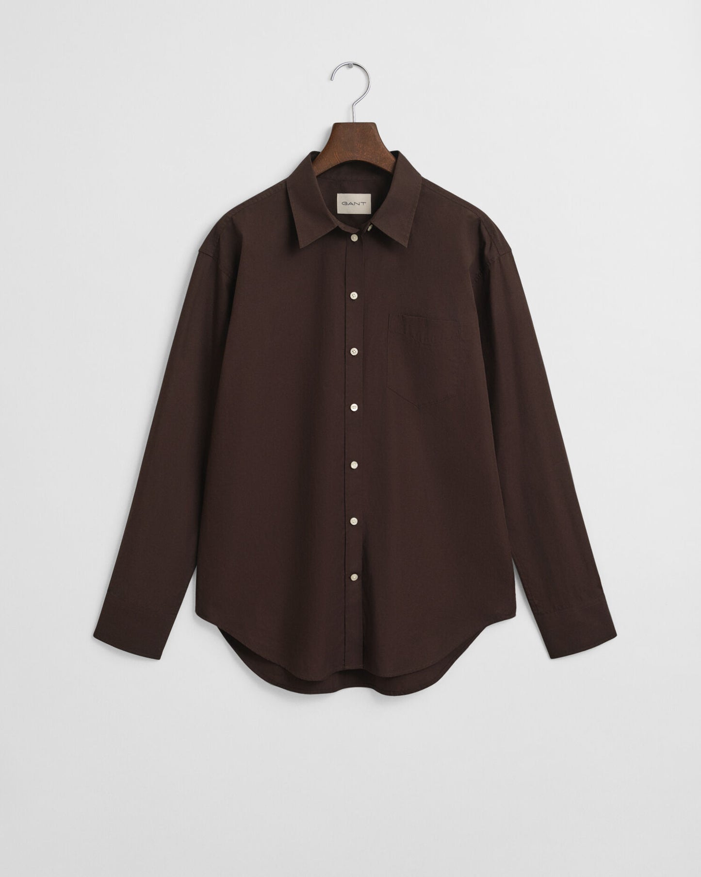 Chemise Popeline Classique Coupe Décontractée