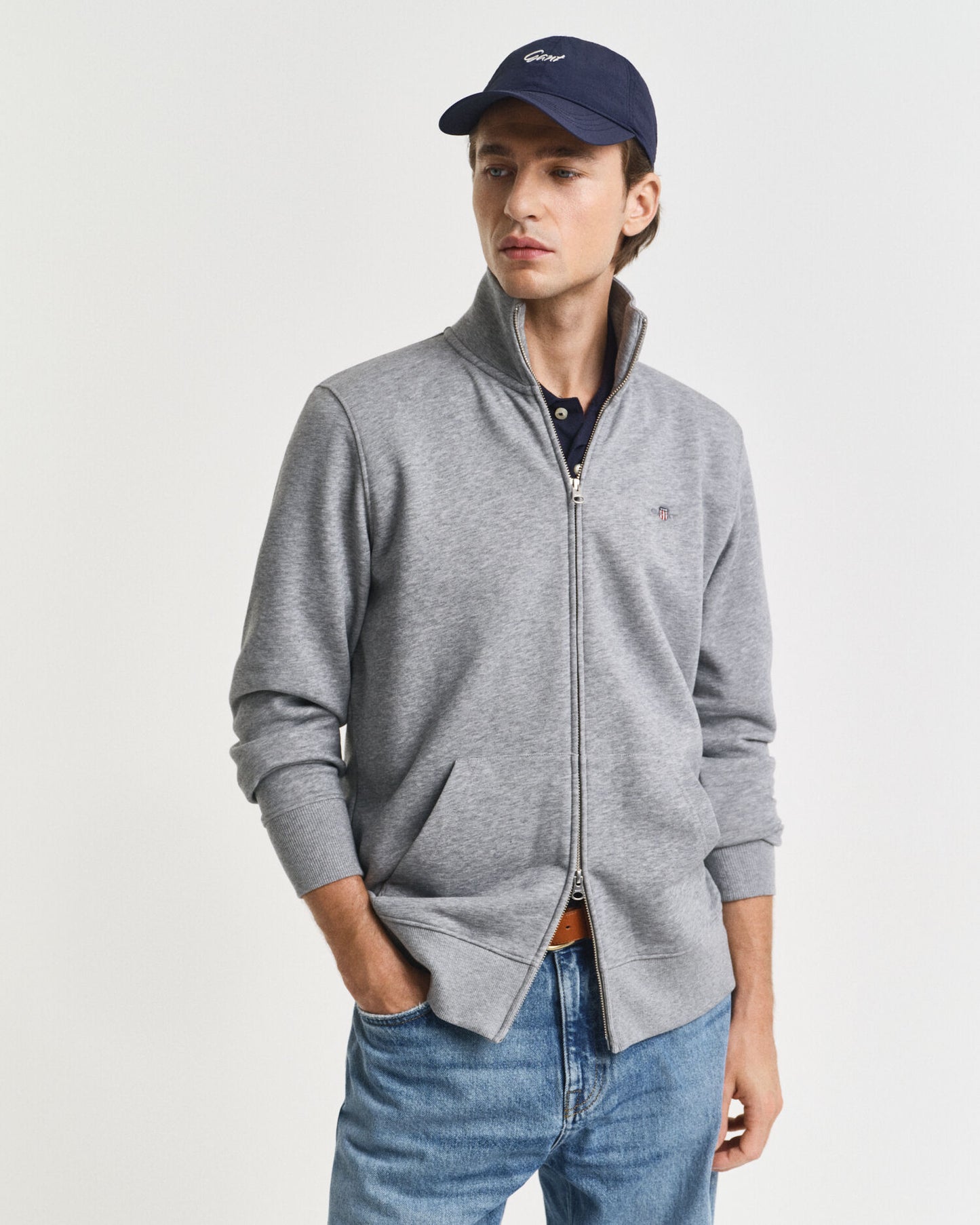 Shield Reißverschluss-Sweatshirt