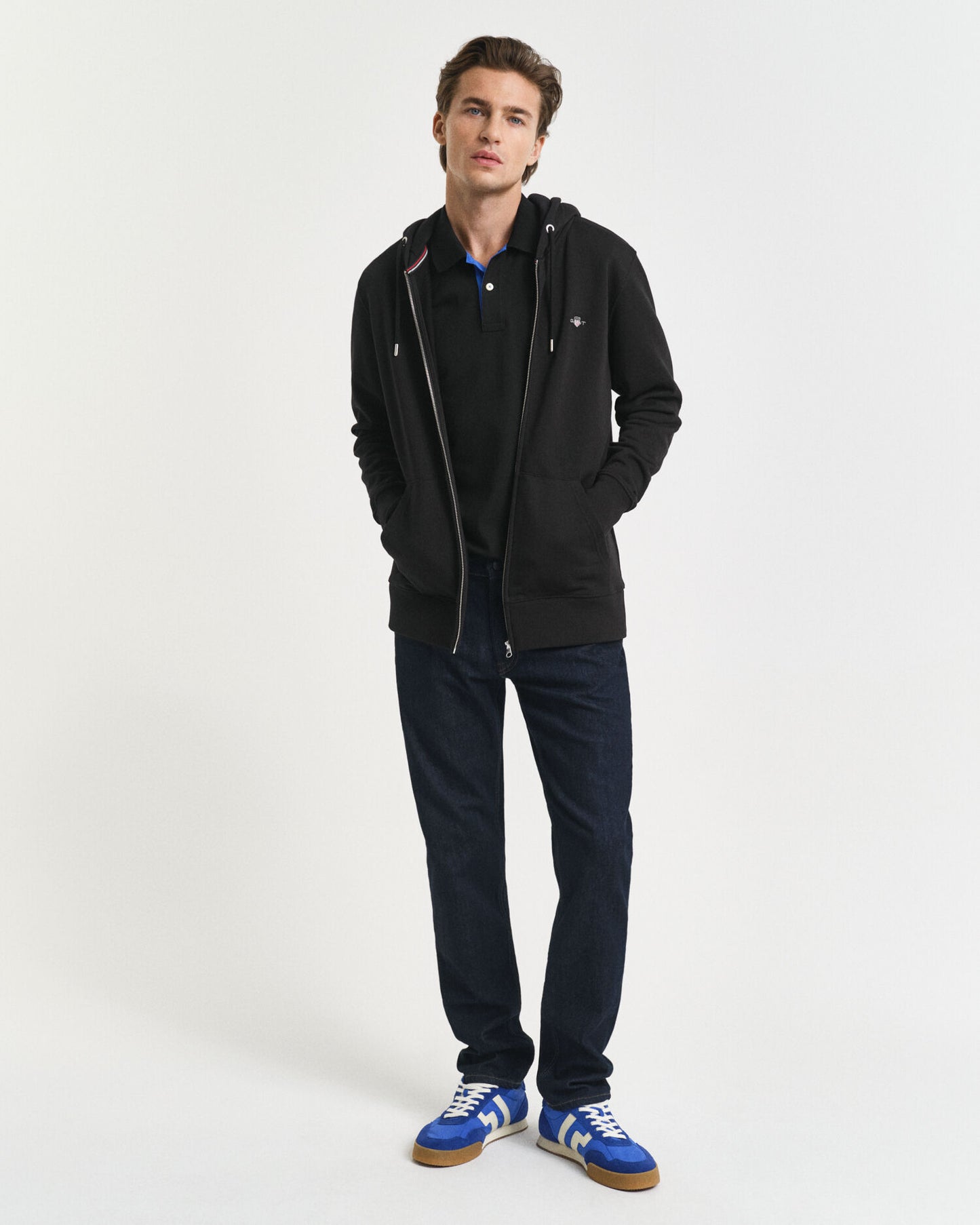 Polo piqué contrasté