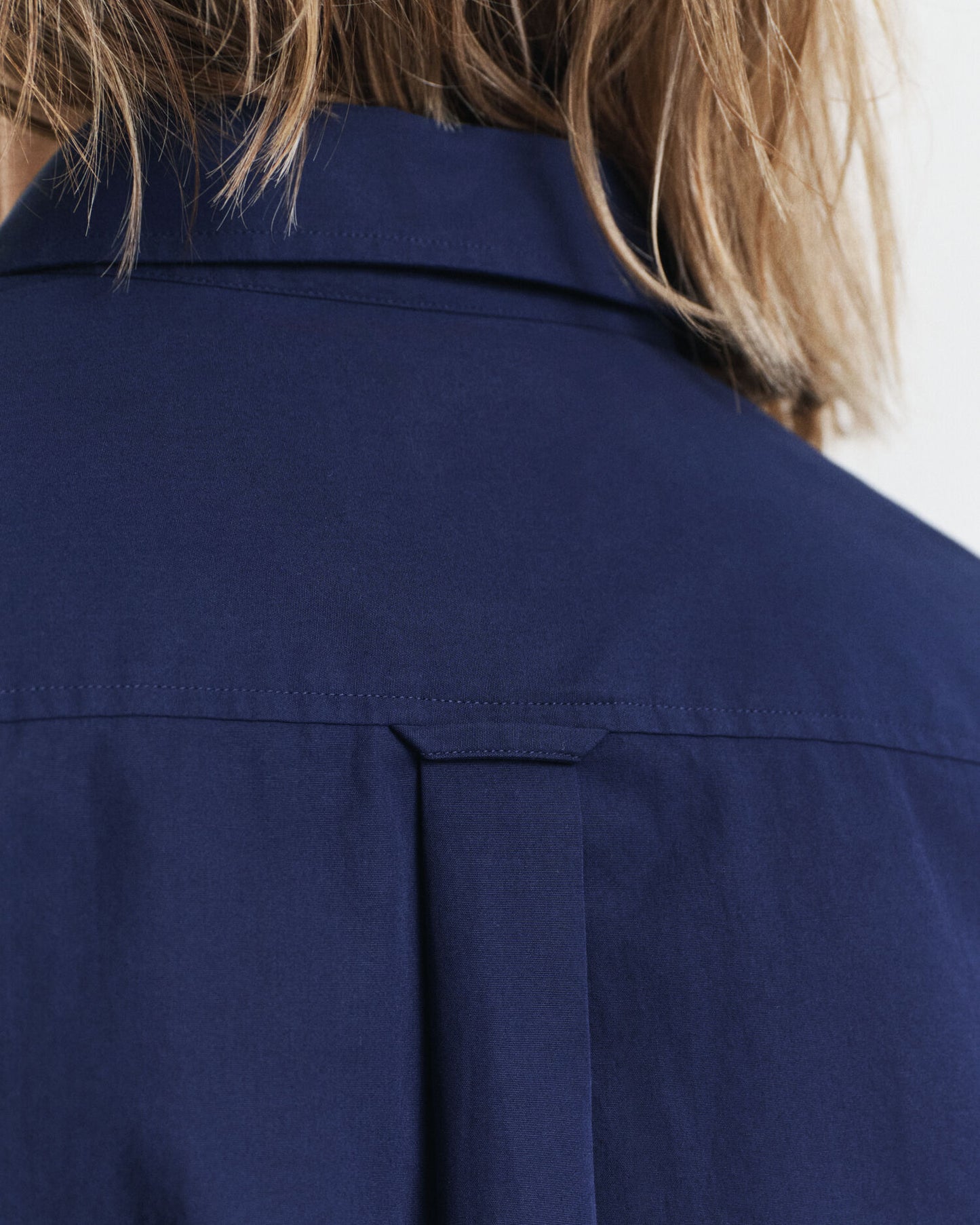 Chemise classique en popeline coupe droite