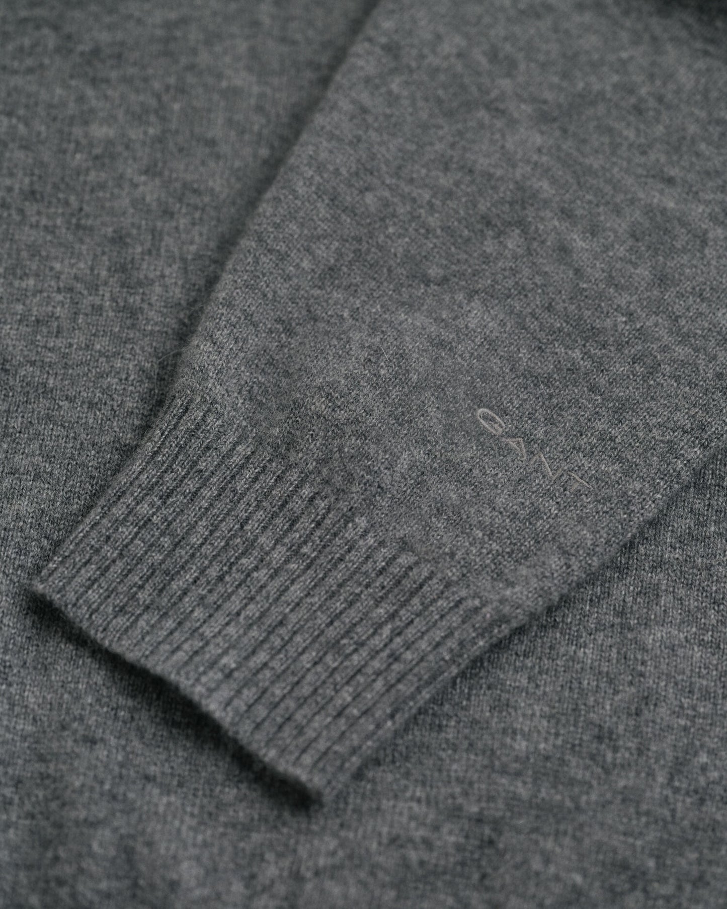 Pull mi-zippé en cachemire