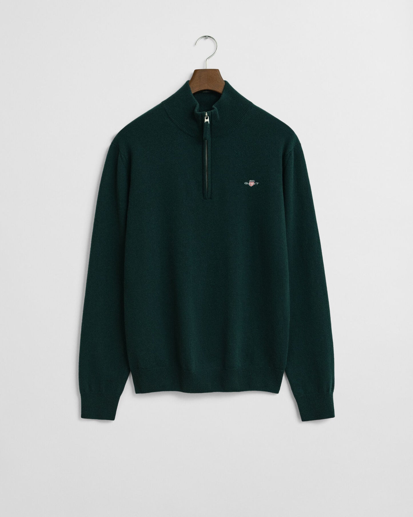 Feinste Lammwolle Half-Zip Pullover