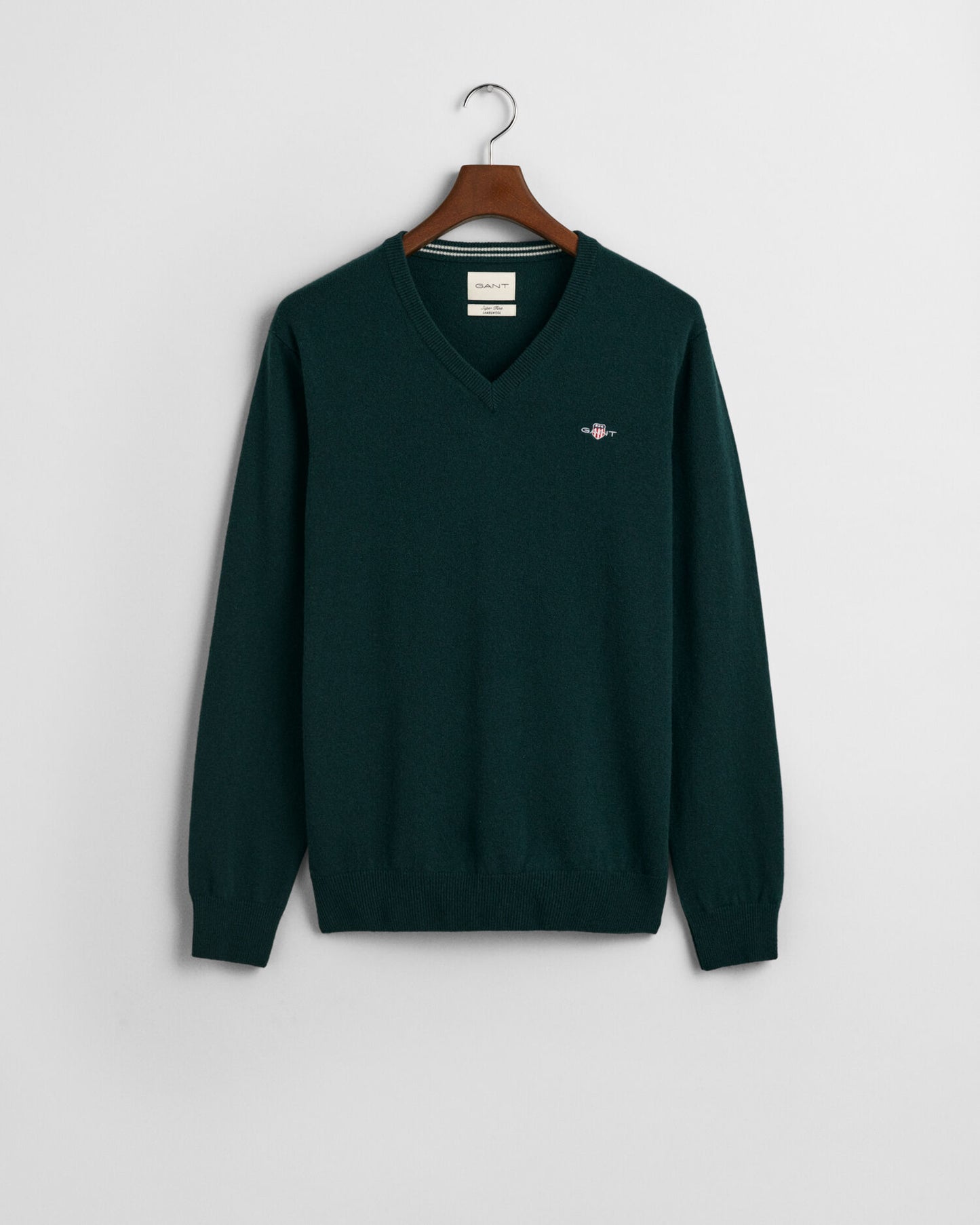 Superfeiner Lambswool V-Pullover