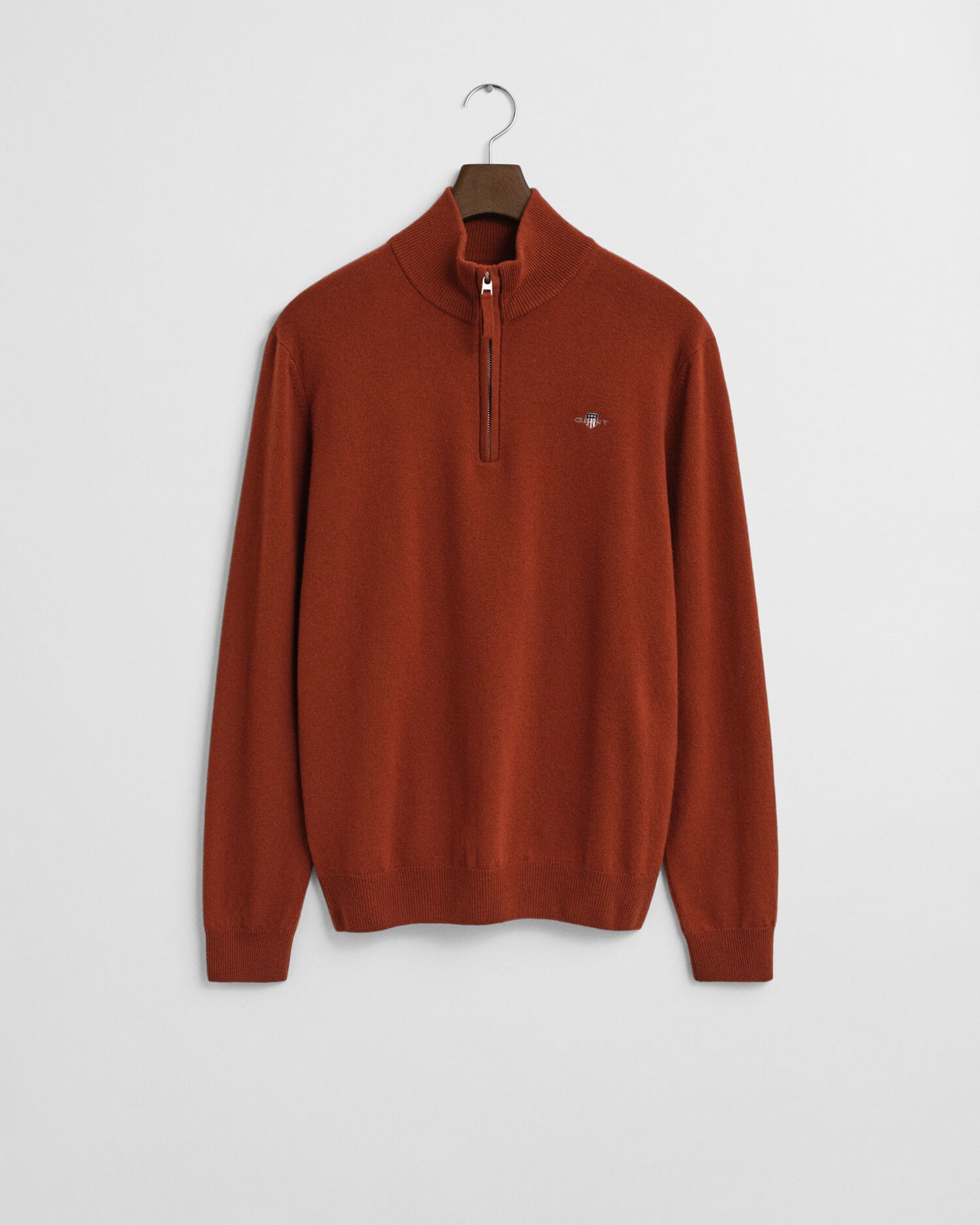 Superfeiner Lammwoll-Half-Zip-Pullover