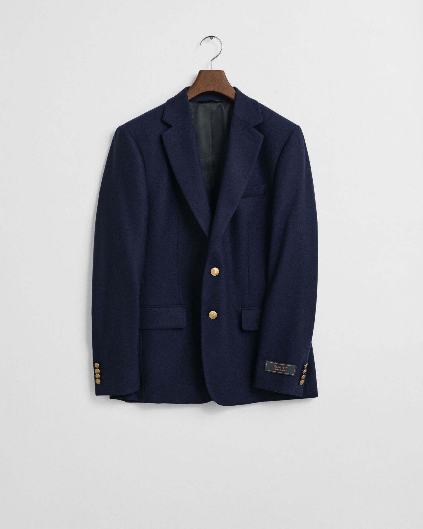 Schmal geschnittener Club-Blazer aus Wollflanell
