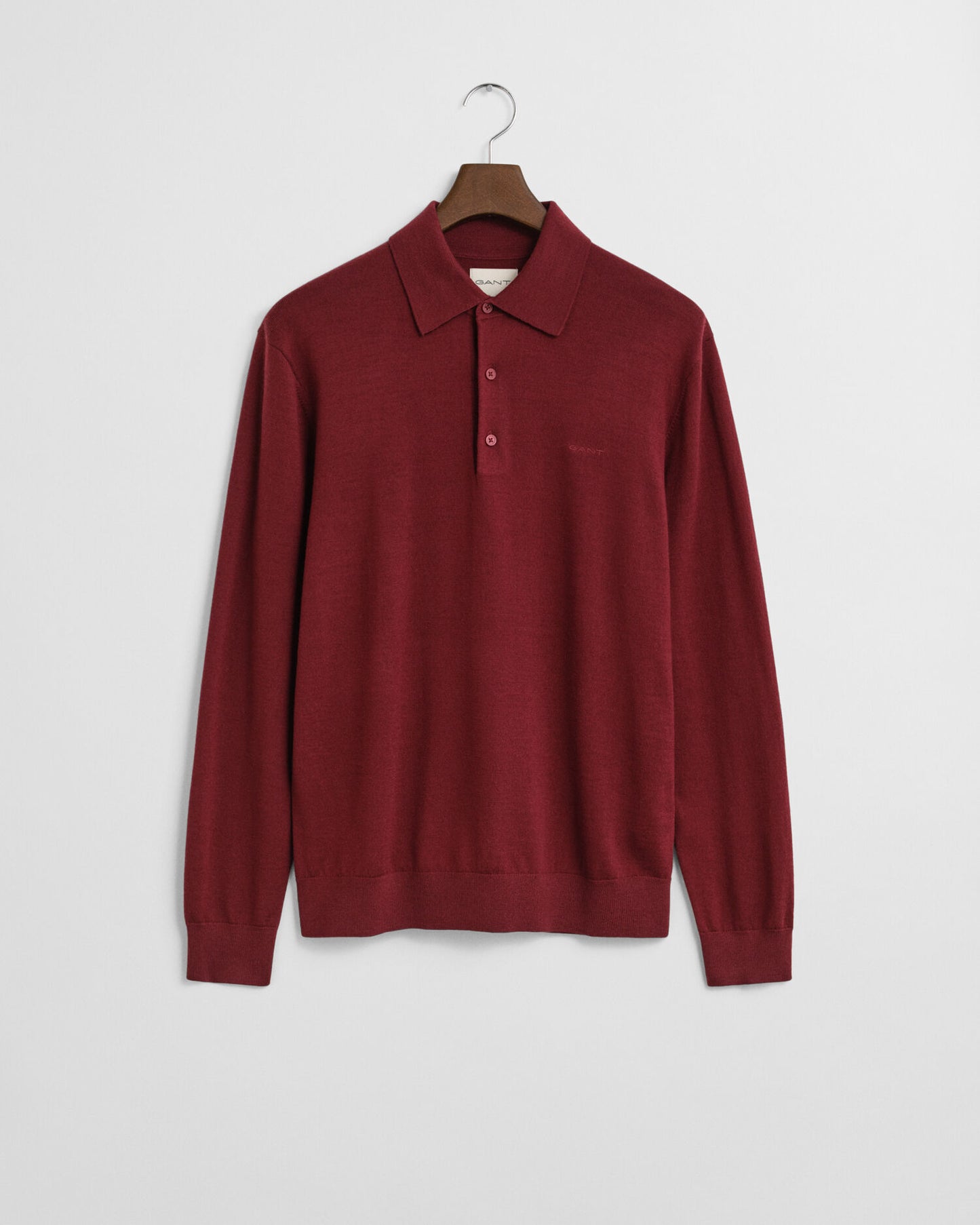 Polo-Pullover aus extrafeiner Merinowolle