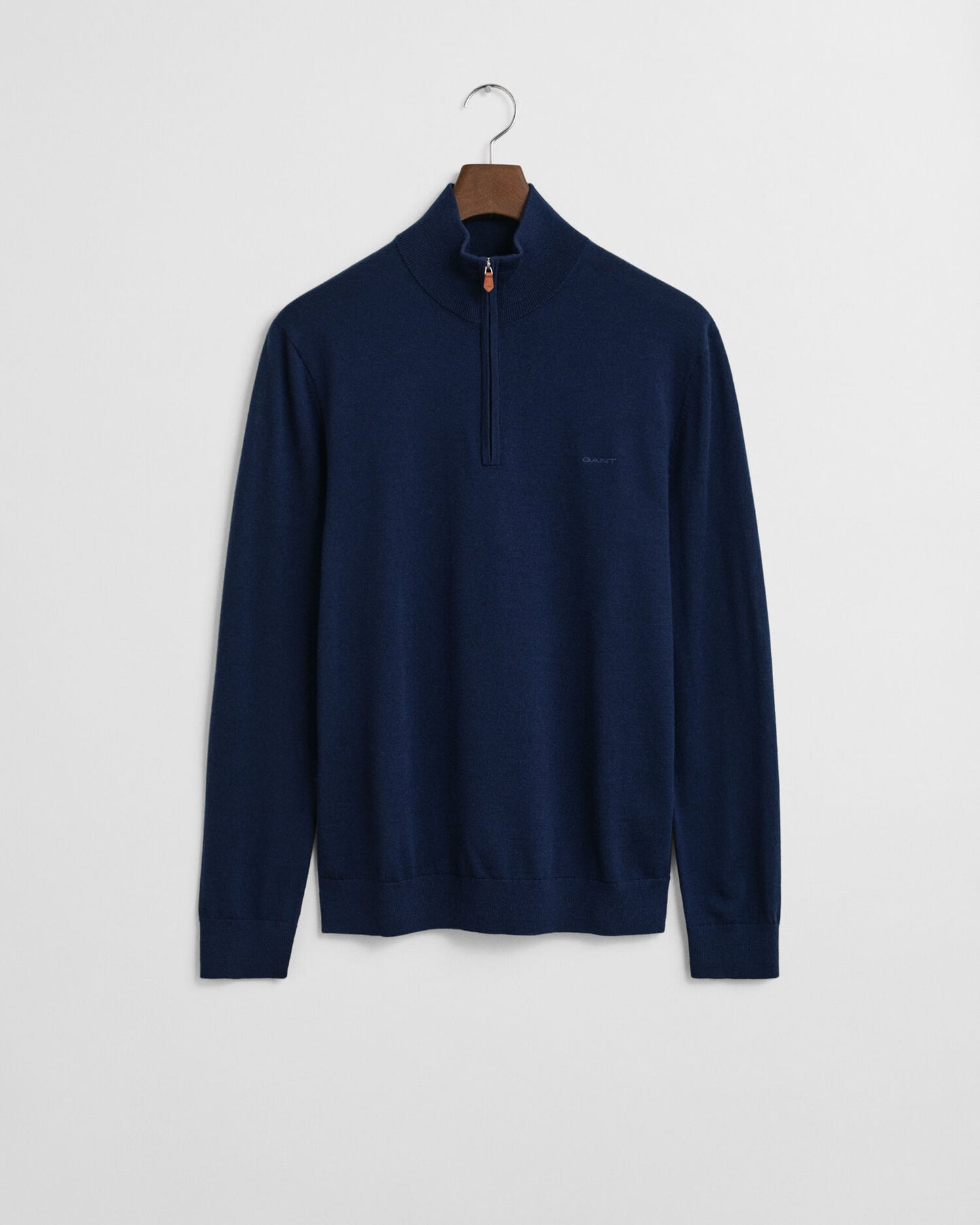Pull demi-zip en laine mérinos extra-fine