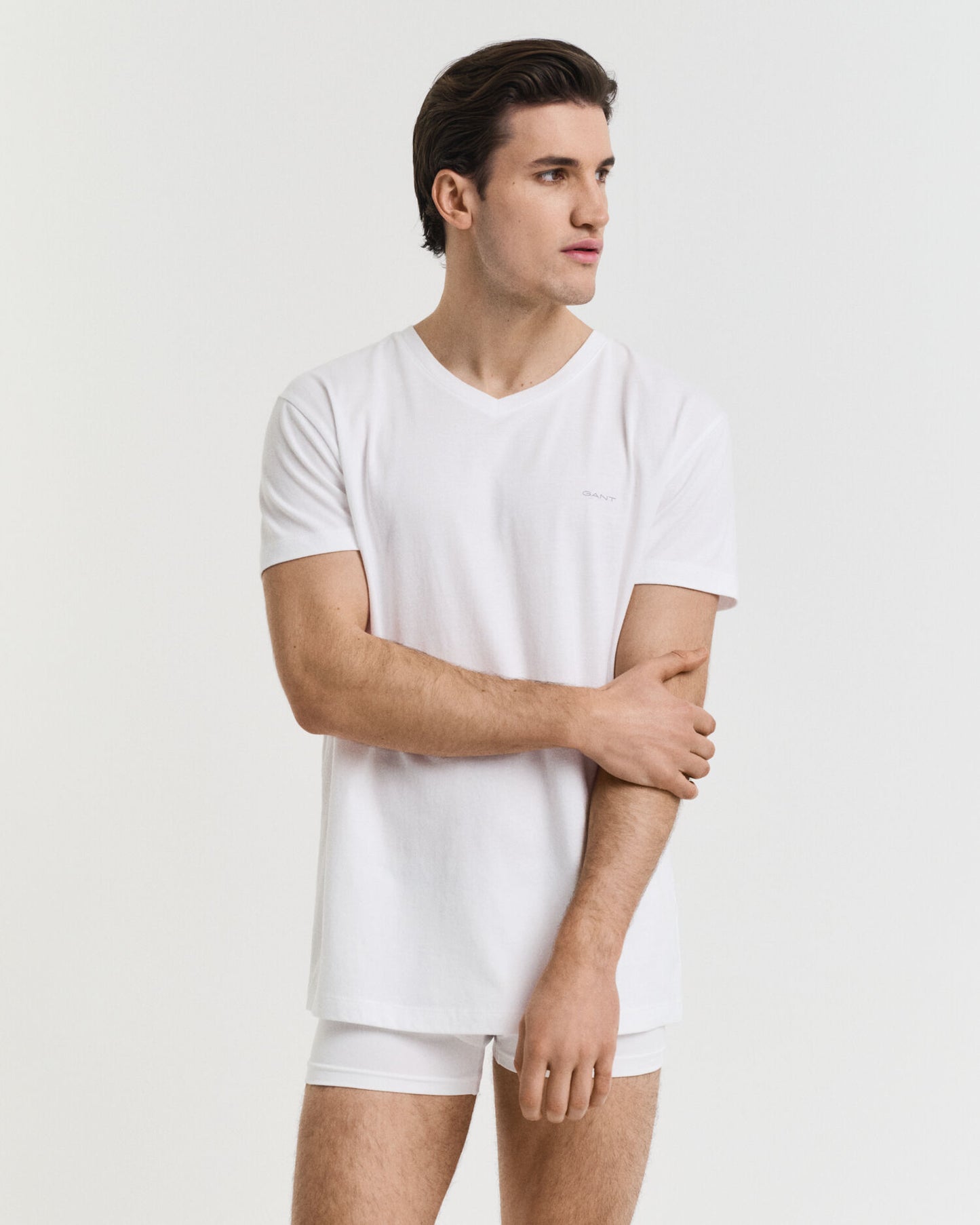 Lot de 2 T-shirts Col V