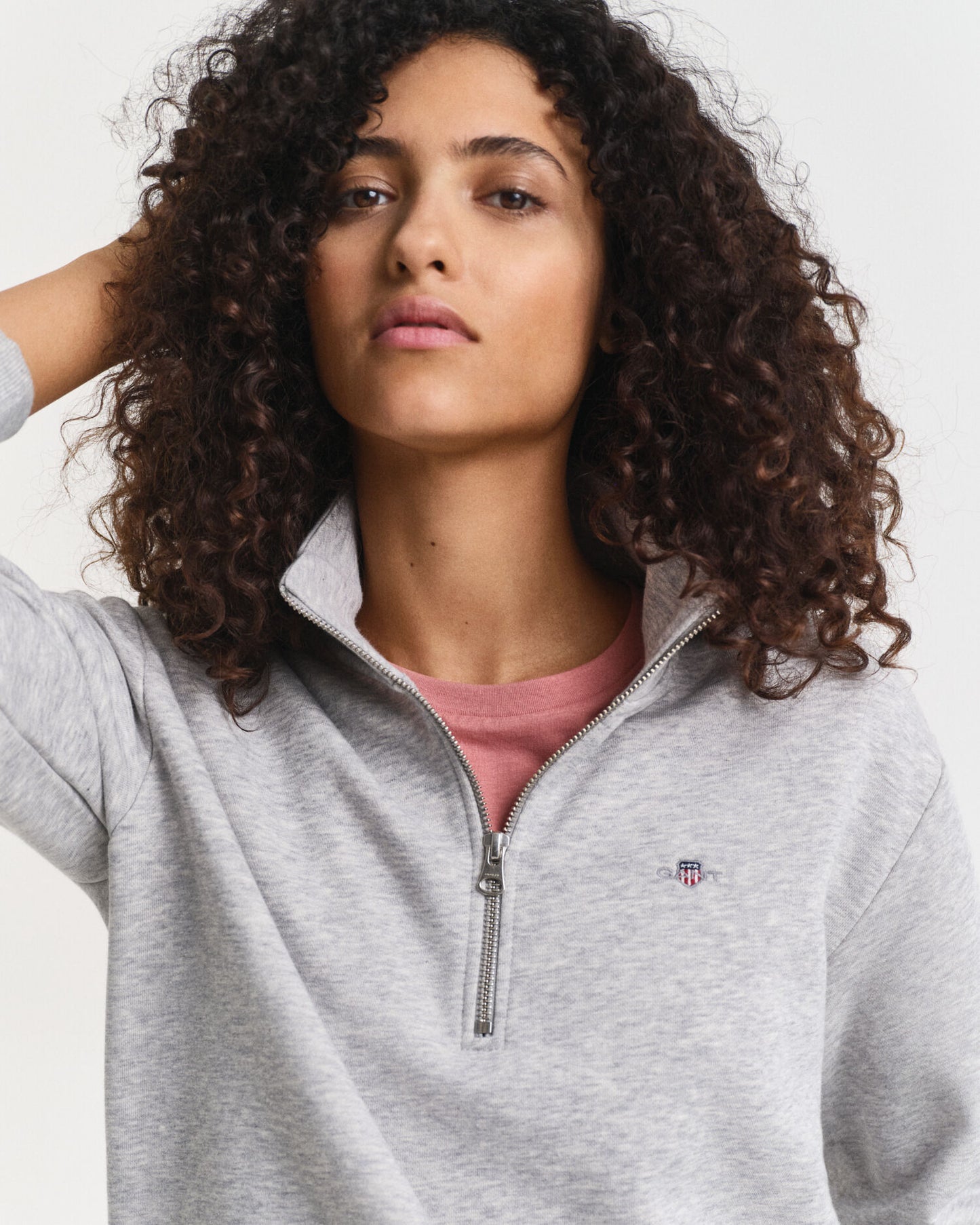 Sweat-shirt Shield demi-zip