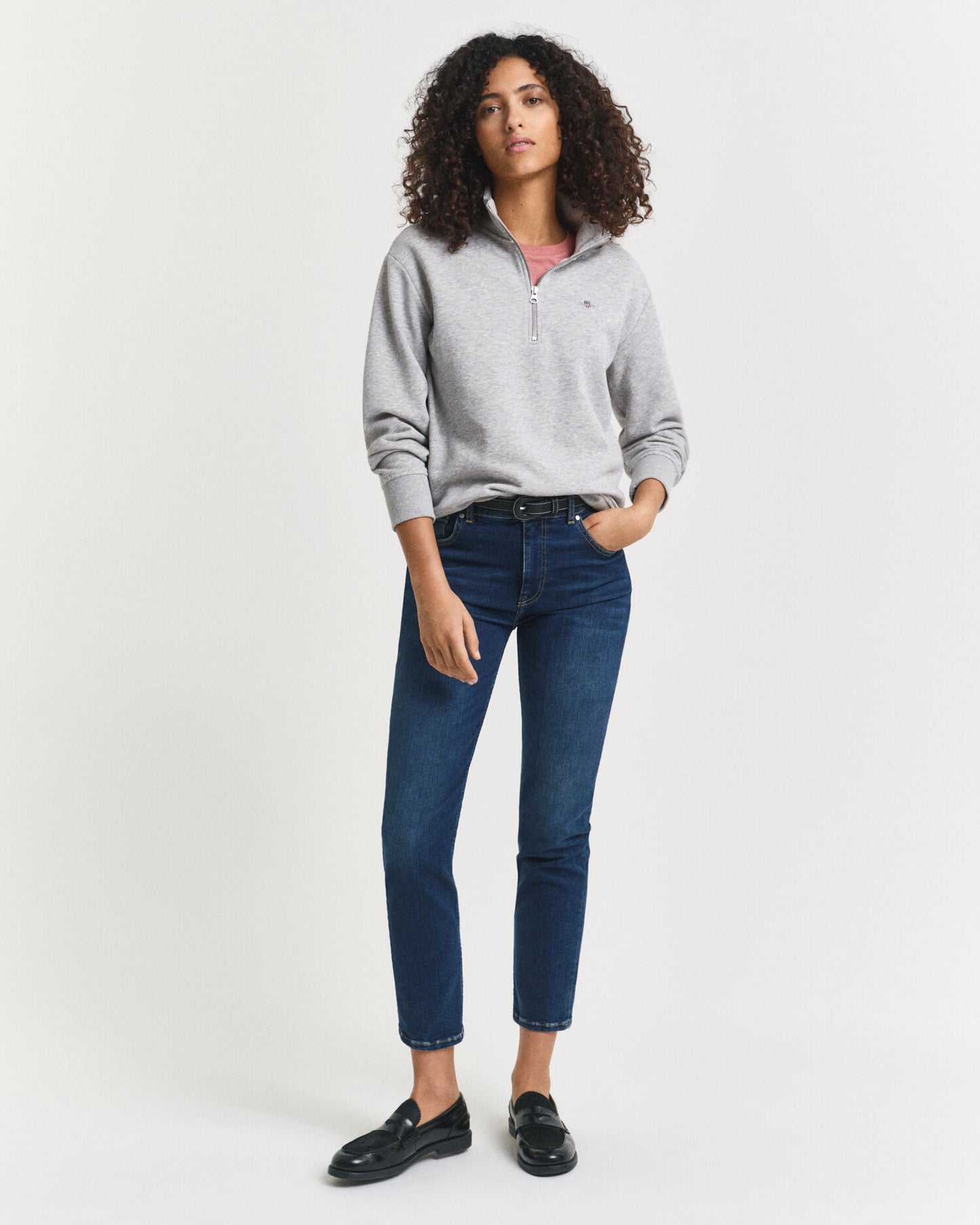 Sweat-shirt Shield demi-zip