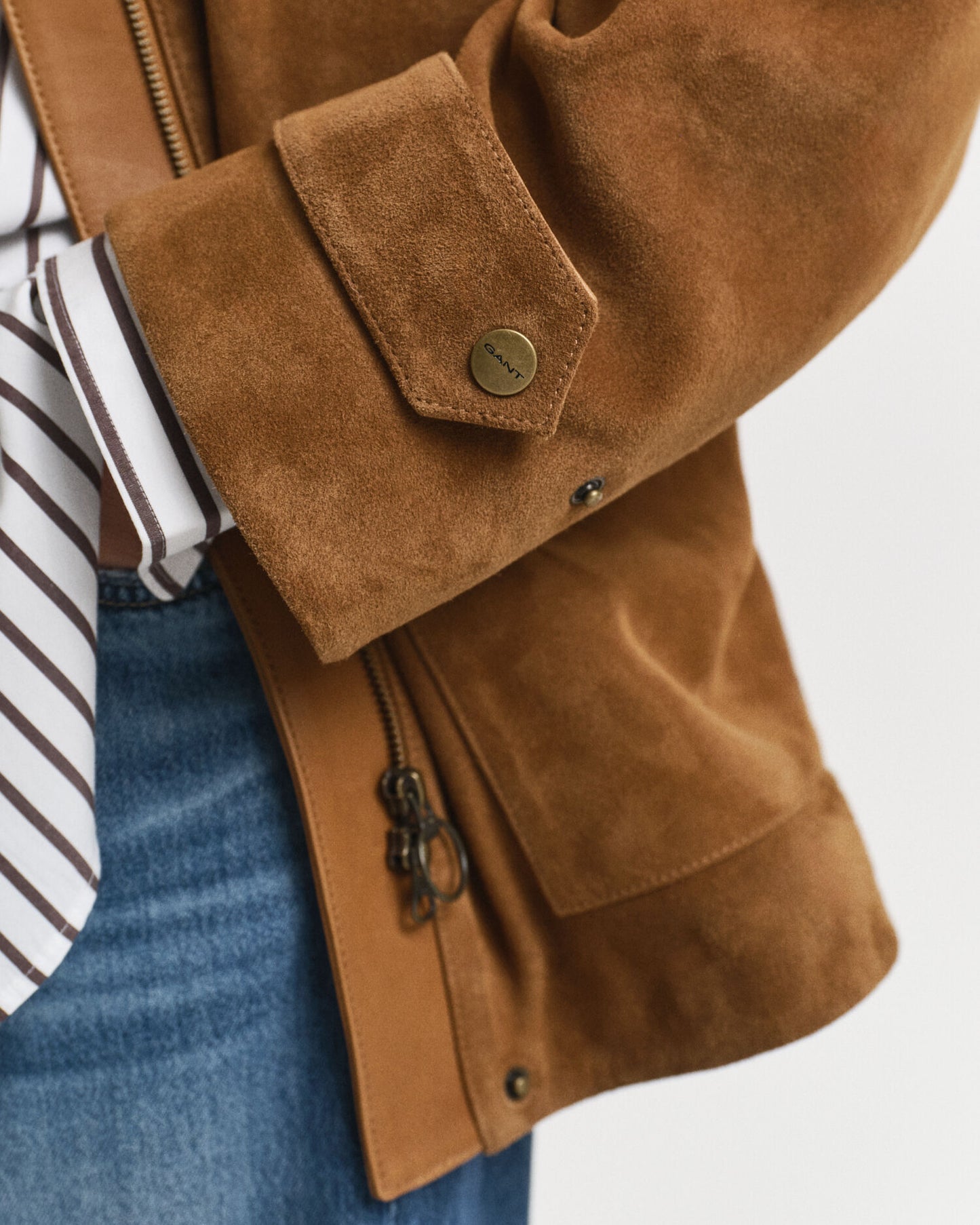 Wildleder-Scheunenjacke