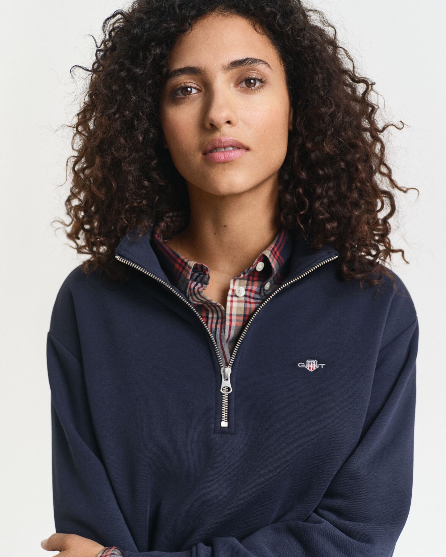 Sweat-shirt Shield demi-zip