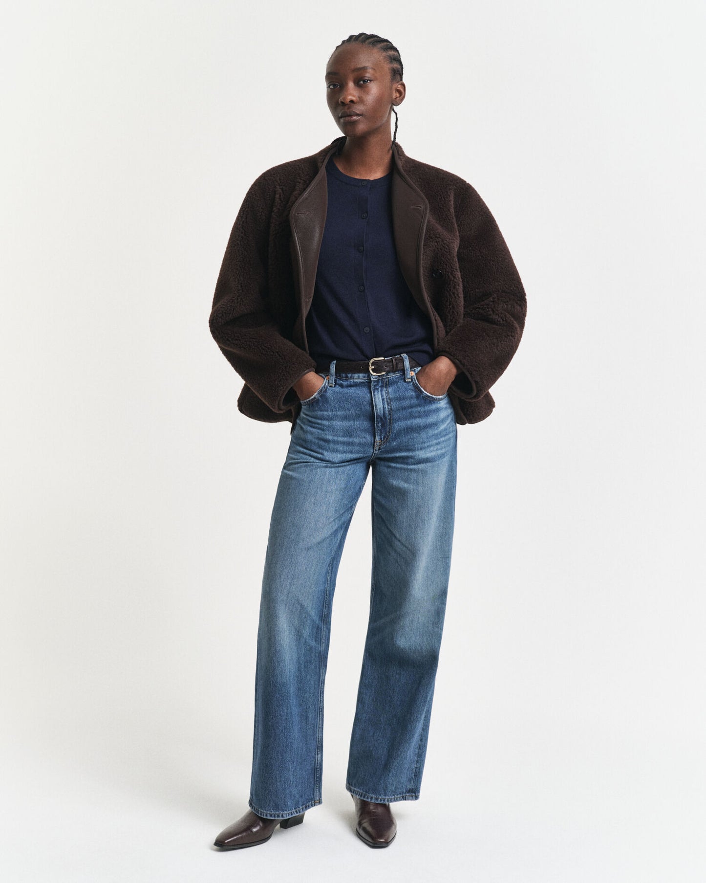 Strickjacke aus extrafeiner Merinowolle