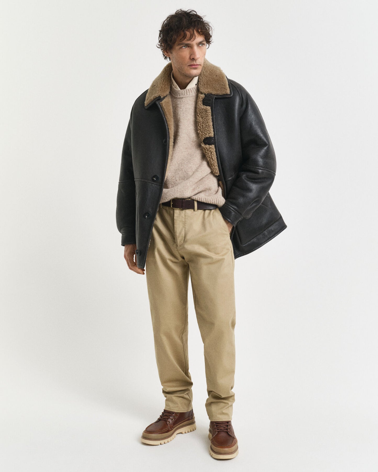 Chino coupe droite
