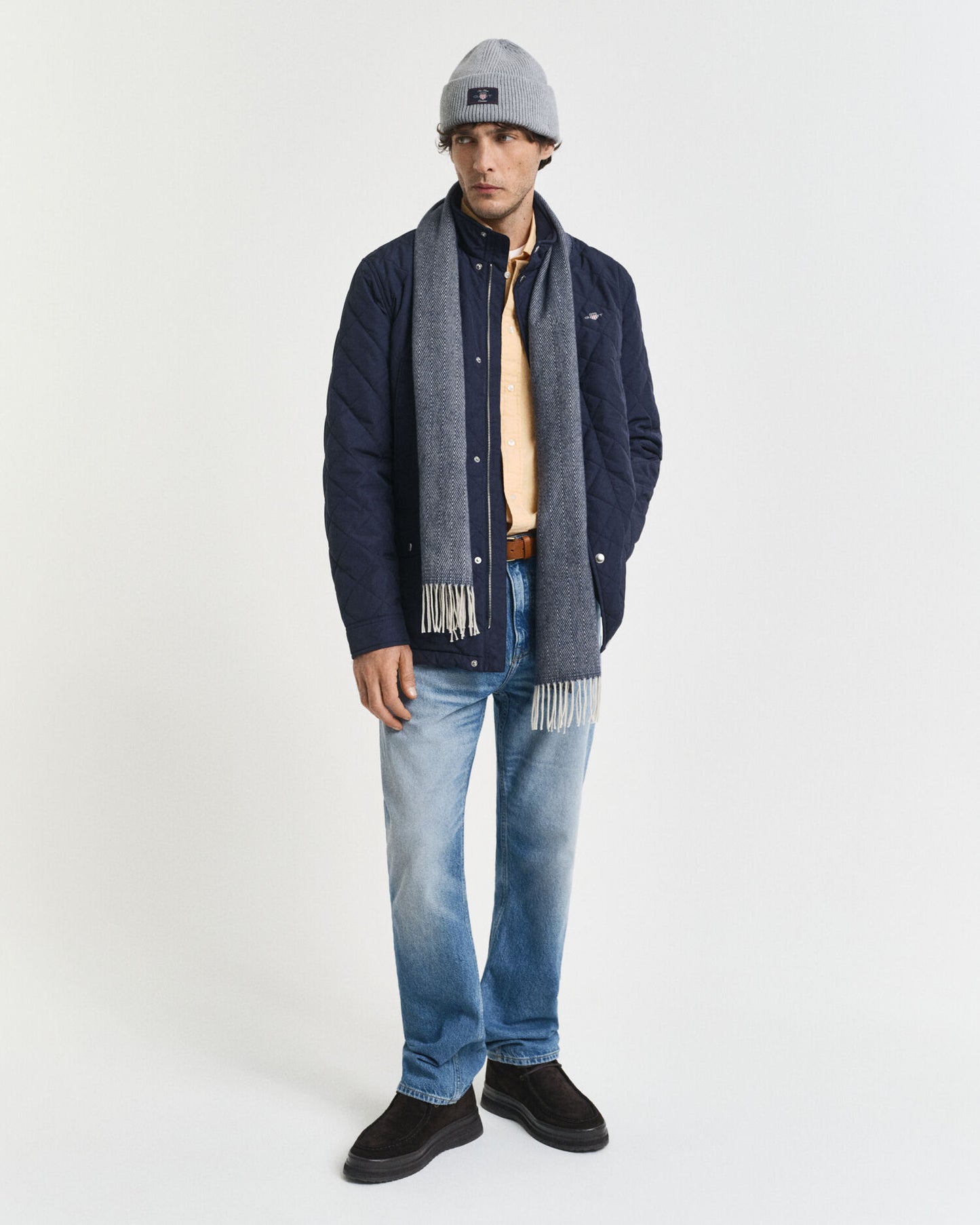 Veste mi-longue matelassée coupe-vent