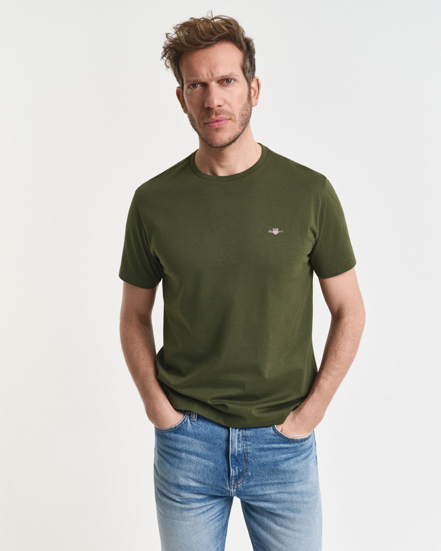 T-shirt à coupe droite avec logo
