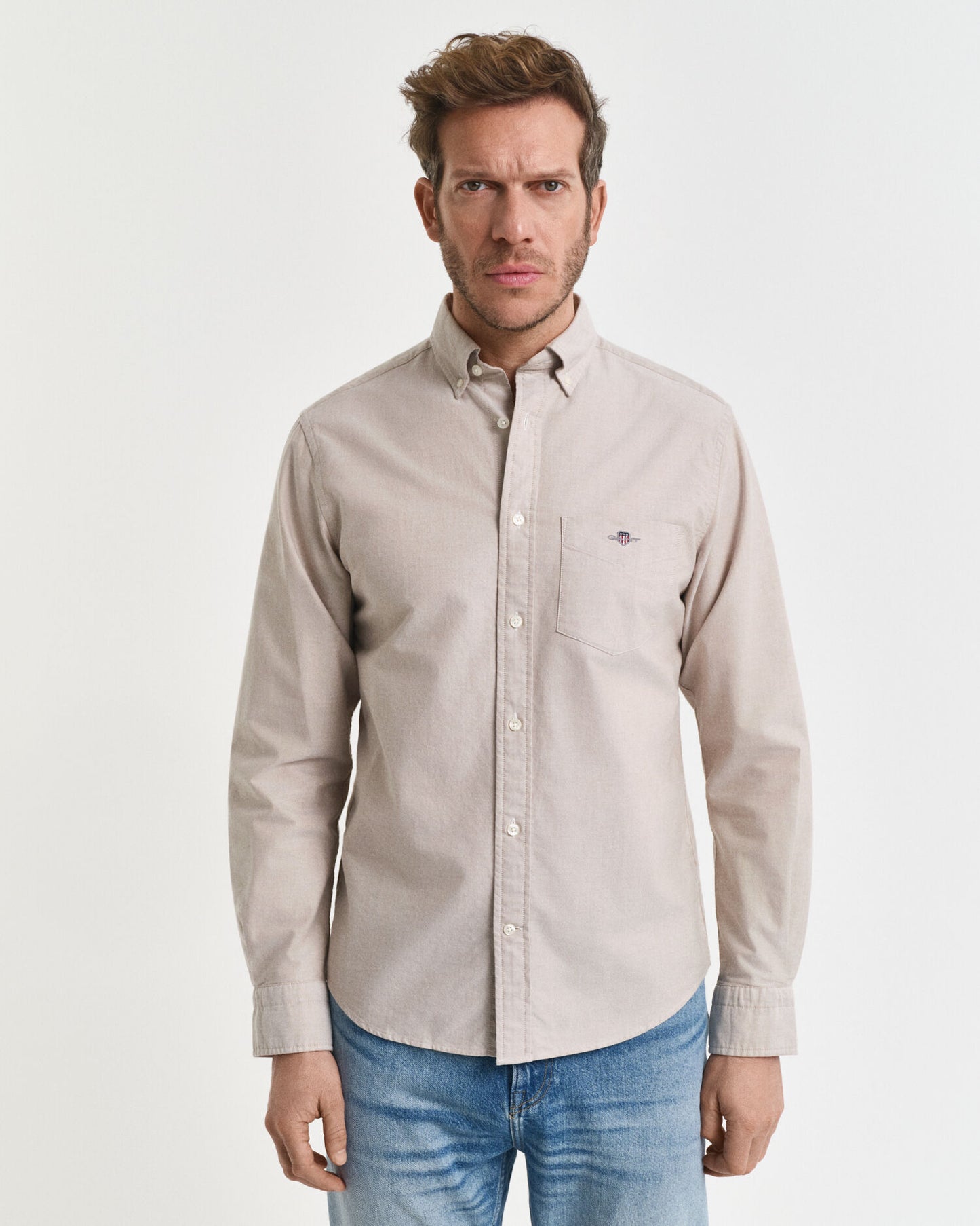 Regular Fit Klassisches Oxford-Hemd