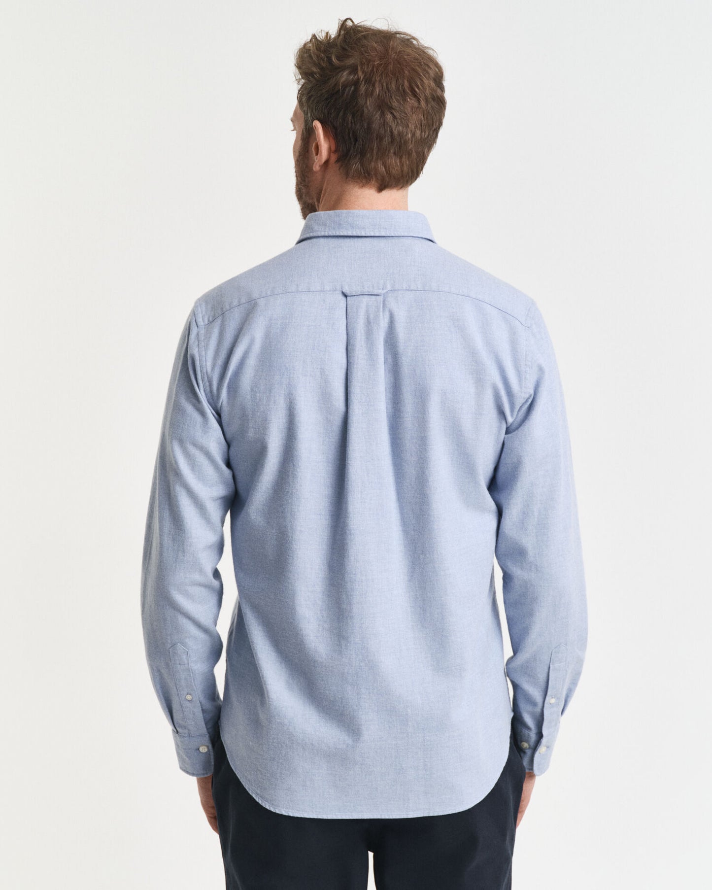 Chemise en flanelle chinée coupe droite