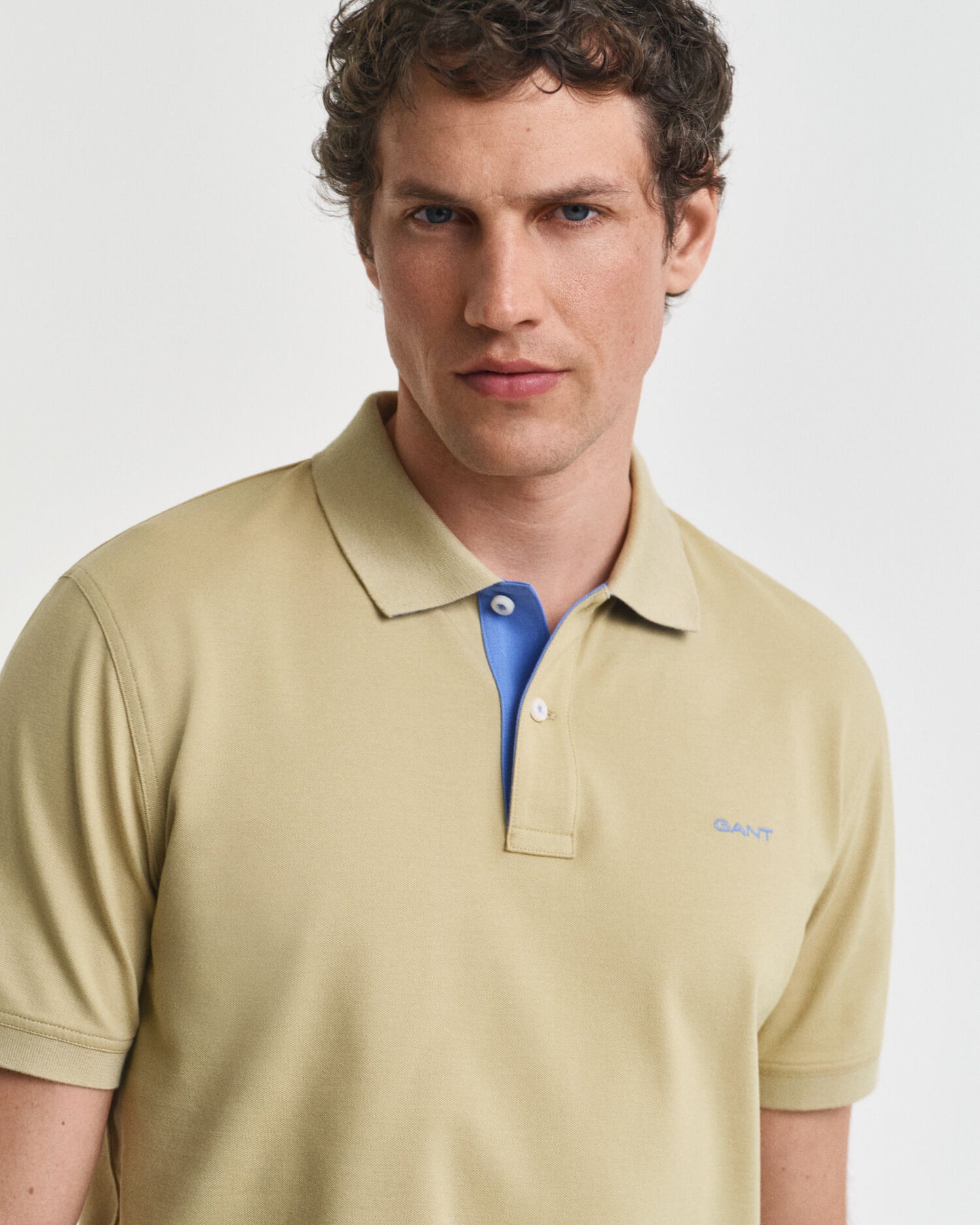 Polo piqué contrasté