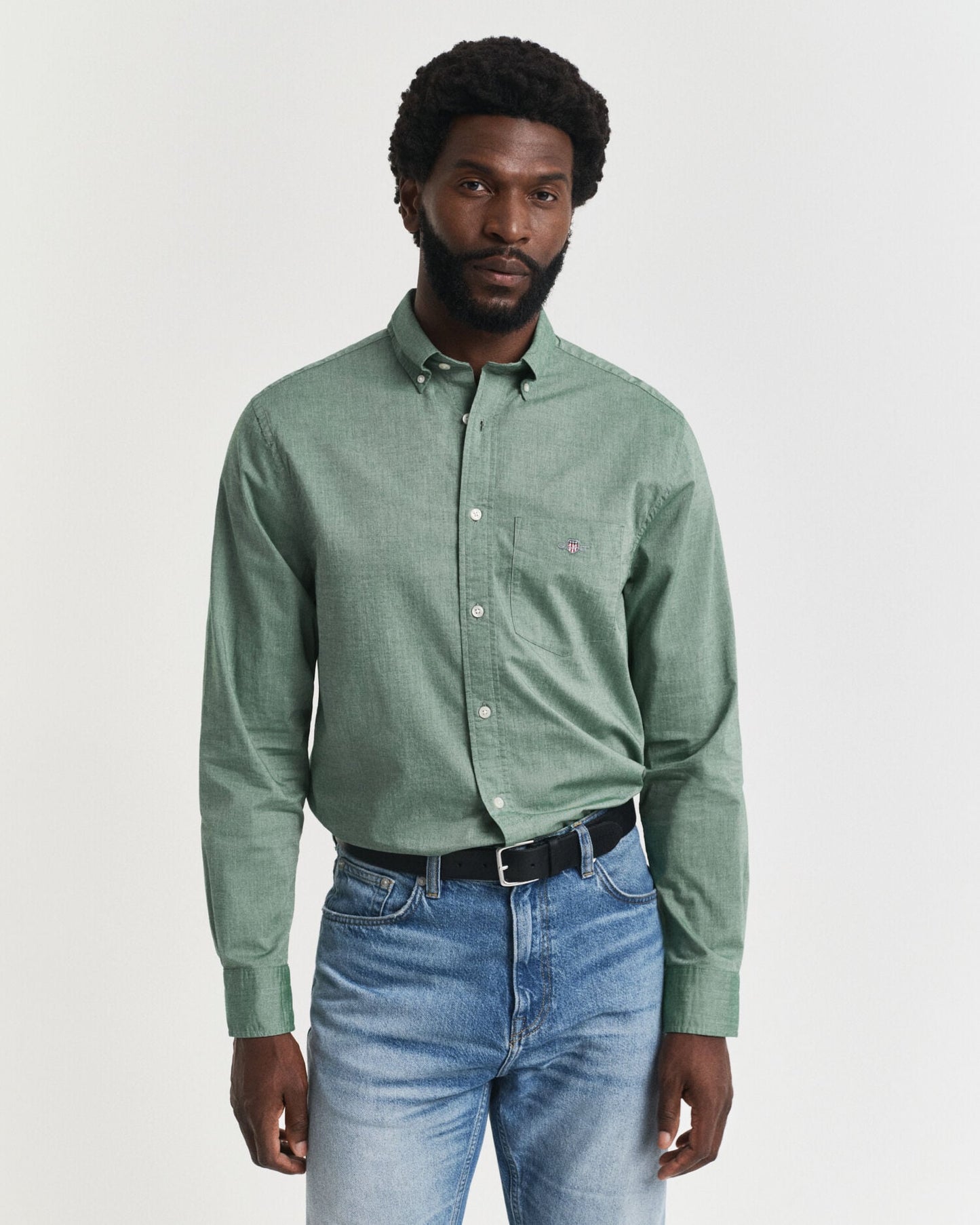 Chemise popeline coupe droite classique