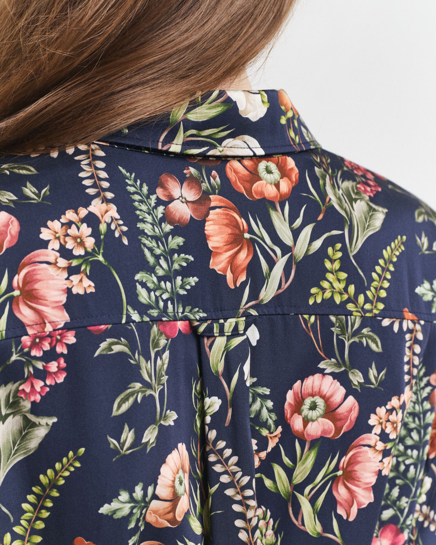 Robe Chemise en Viscose à Imprimé Floral