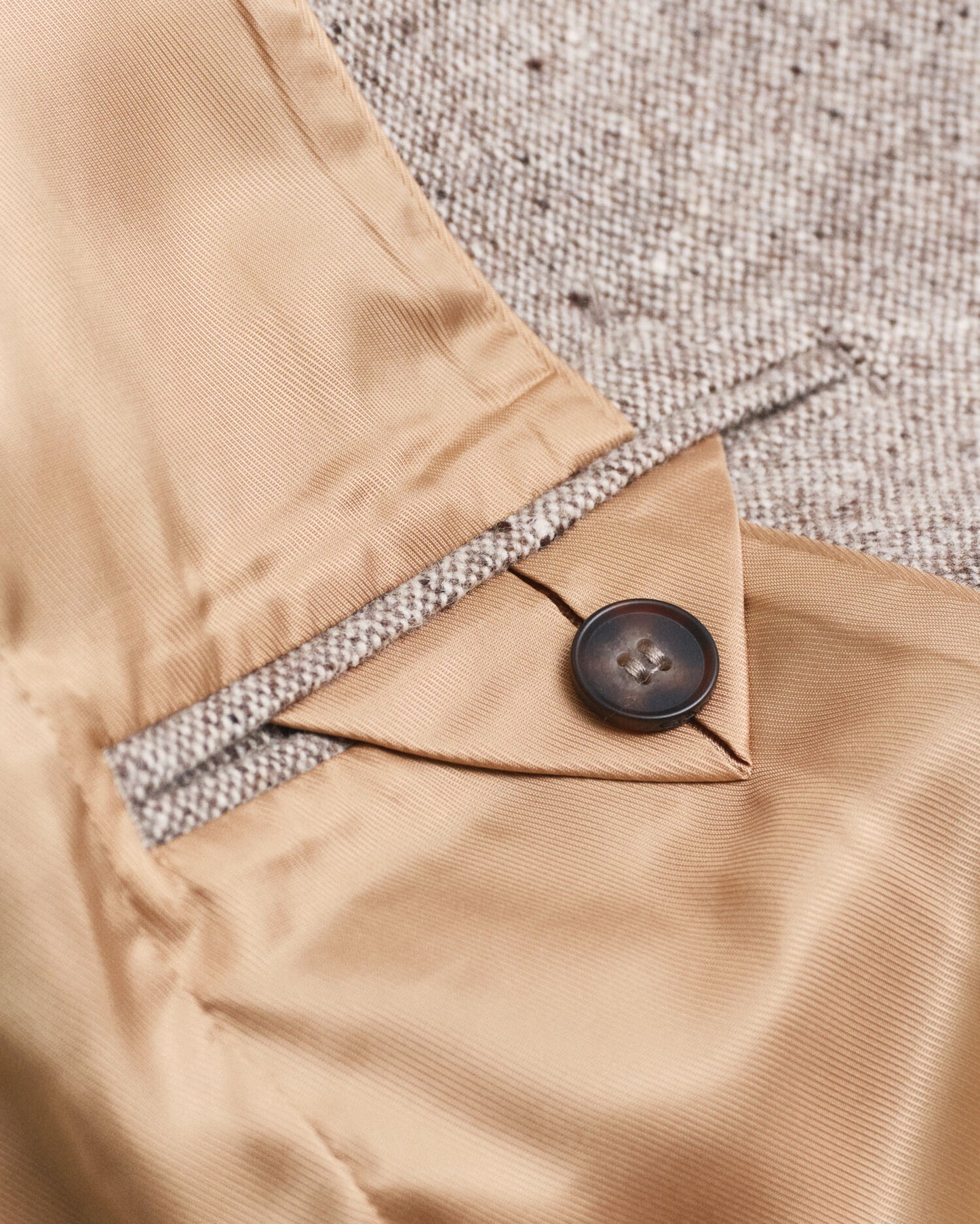 Blazer en laine texturée coupe droite