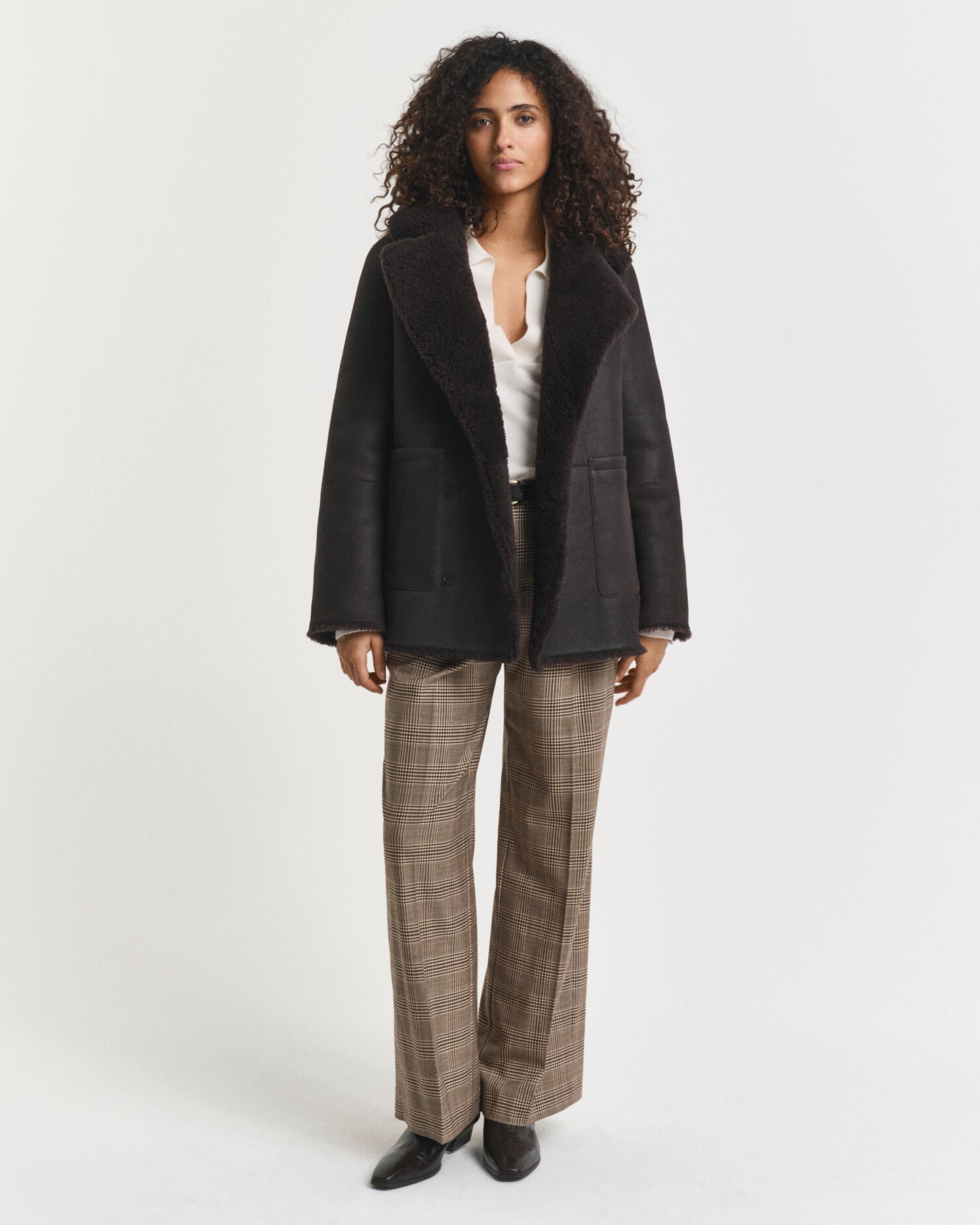 Wende-Lammfell-Cabanjacke