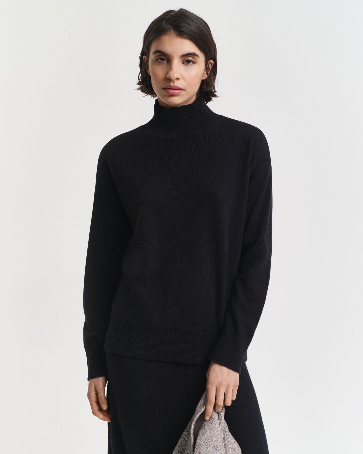 Pull col roulé en lambswool ultra fin