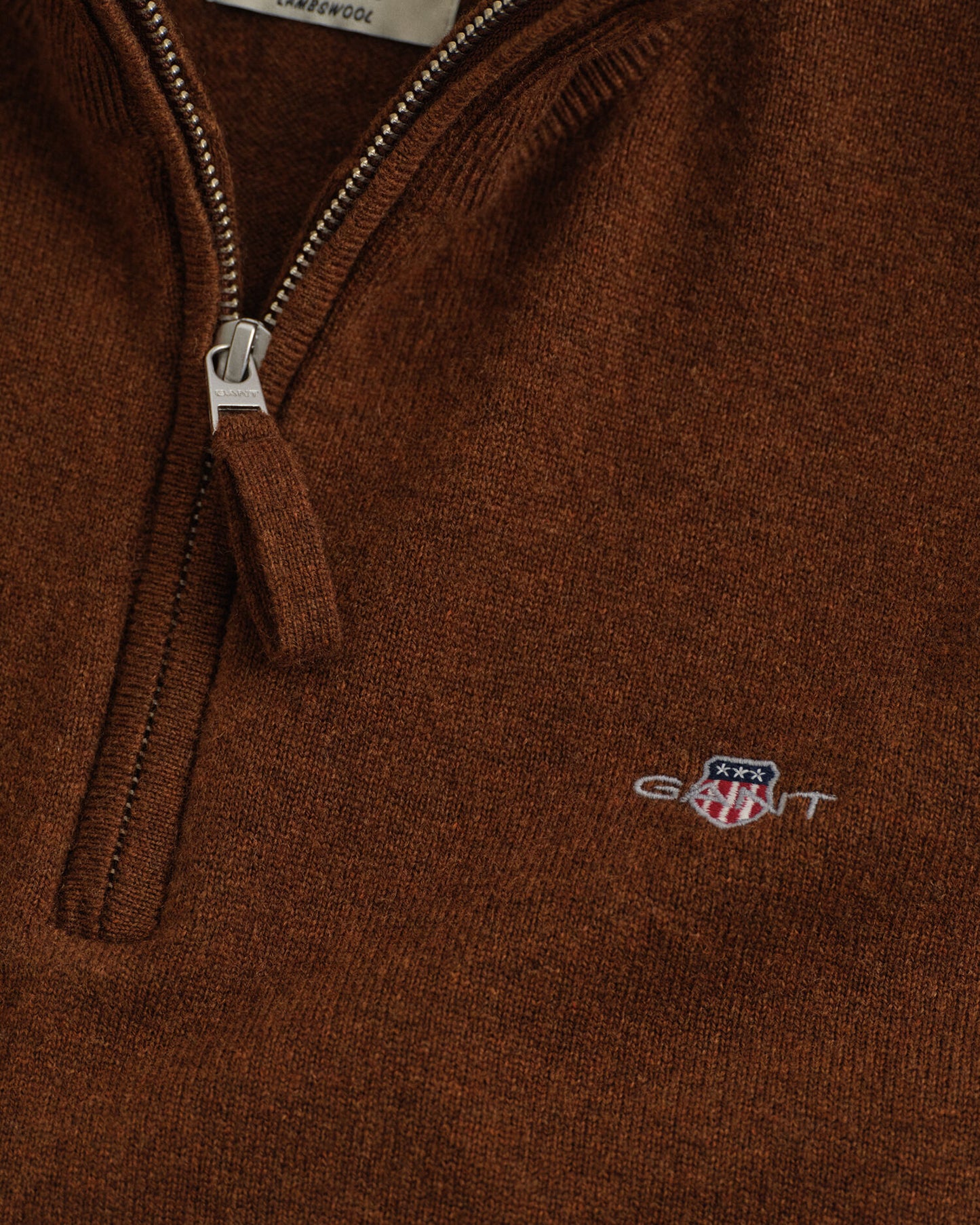 Superfeiner Lammwoll-Half-Zip-Pullover