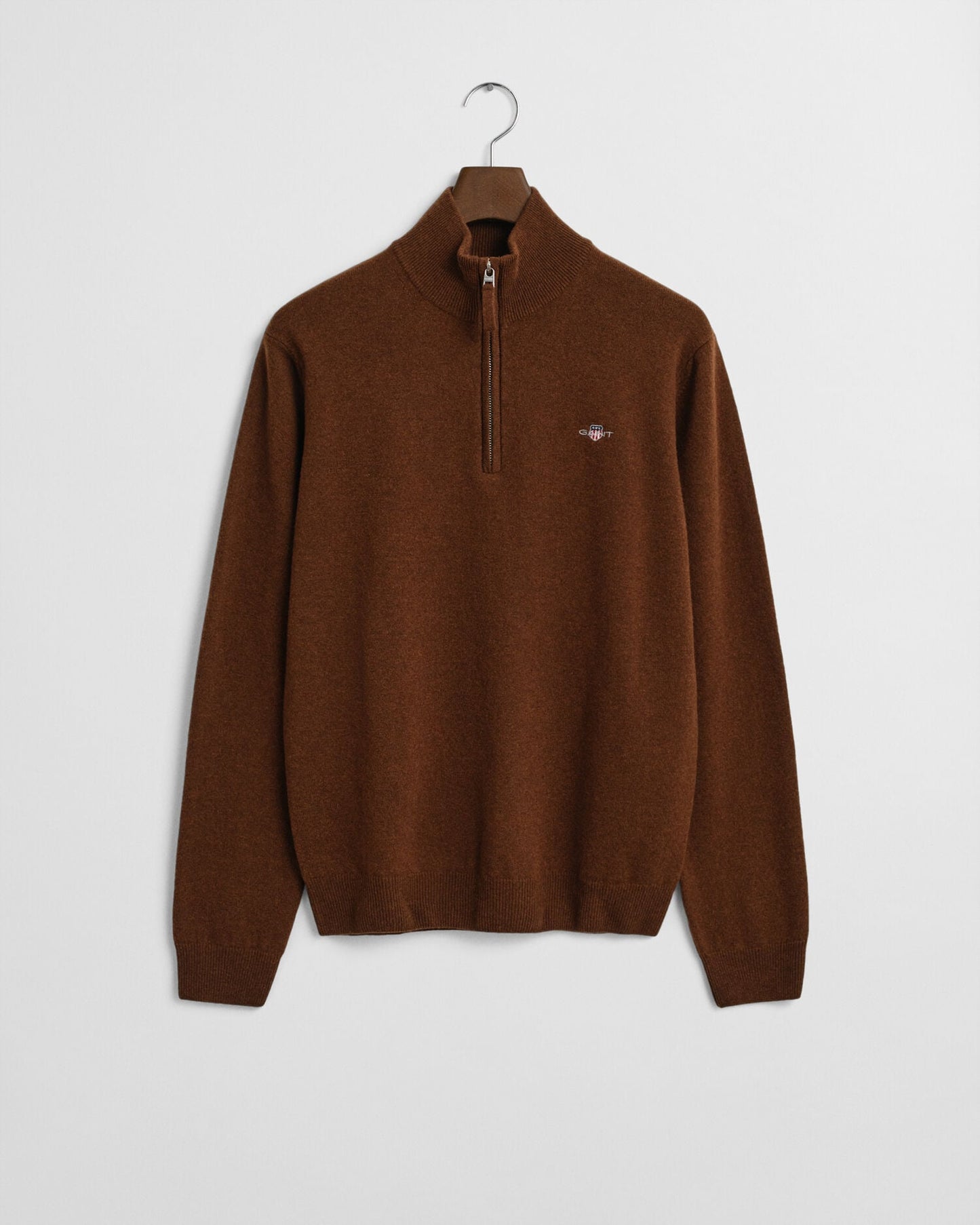 Superfeiner Lambswool-Half-Zip-Pullover