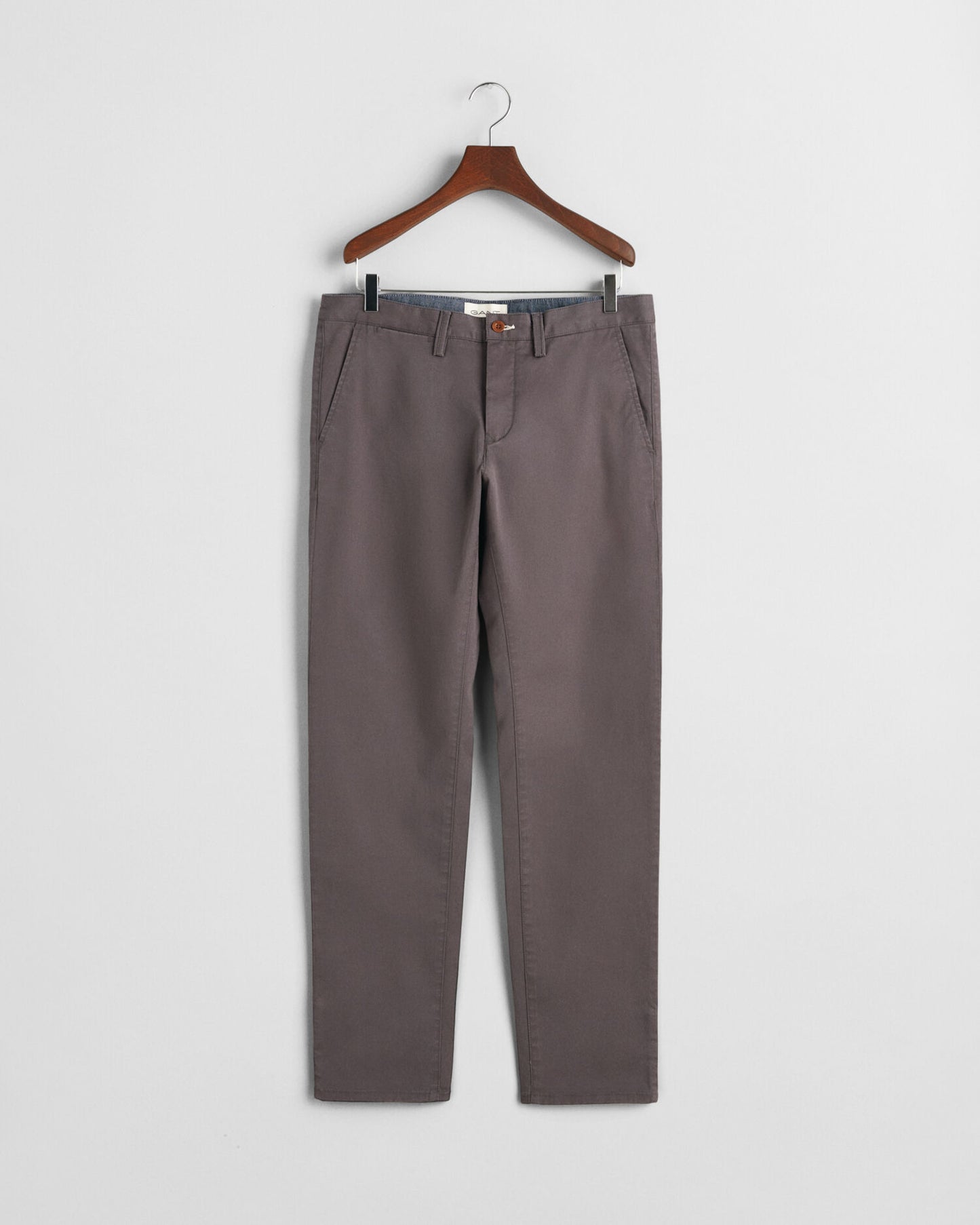 Pantalon Chino Ajusté en Twill