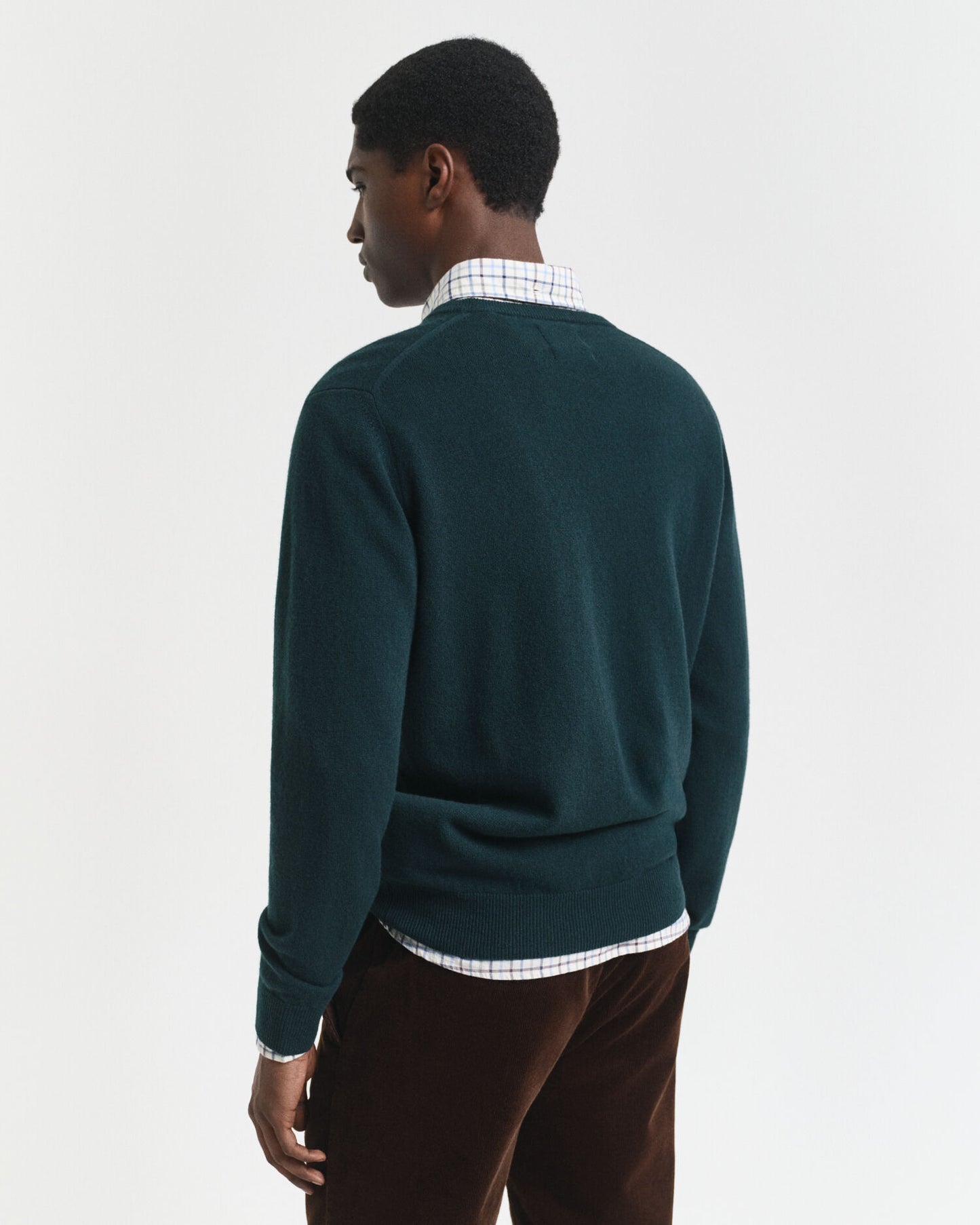 Superfeiner Lambswool V-Pullover