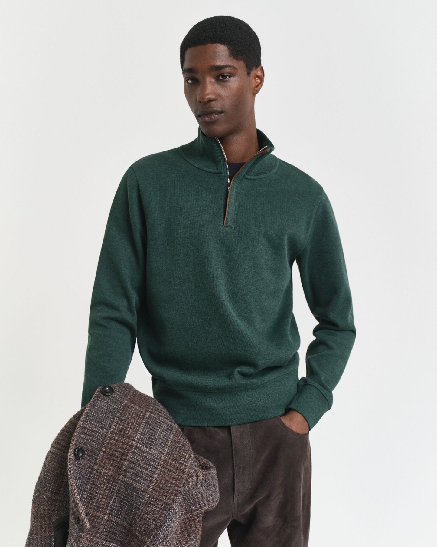 Sweat-shirt Sacker demi-zip