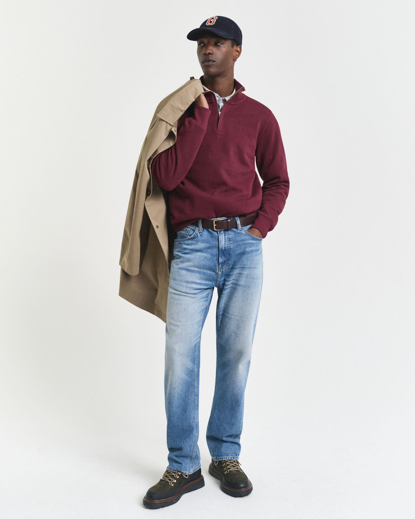 Sacker Ripp-Half-Zip-Sweatshirt
