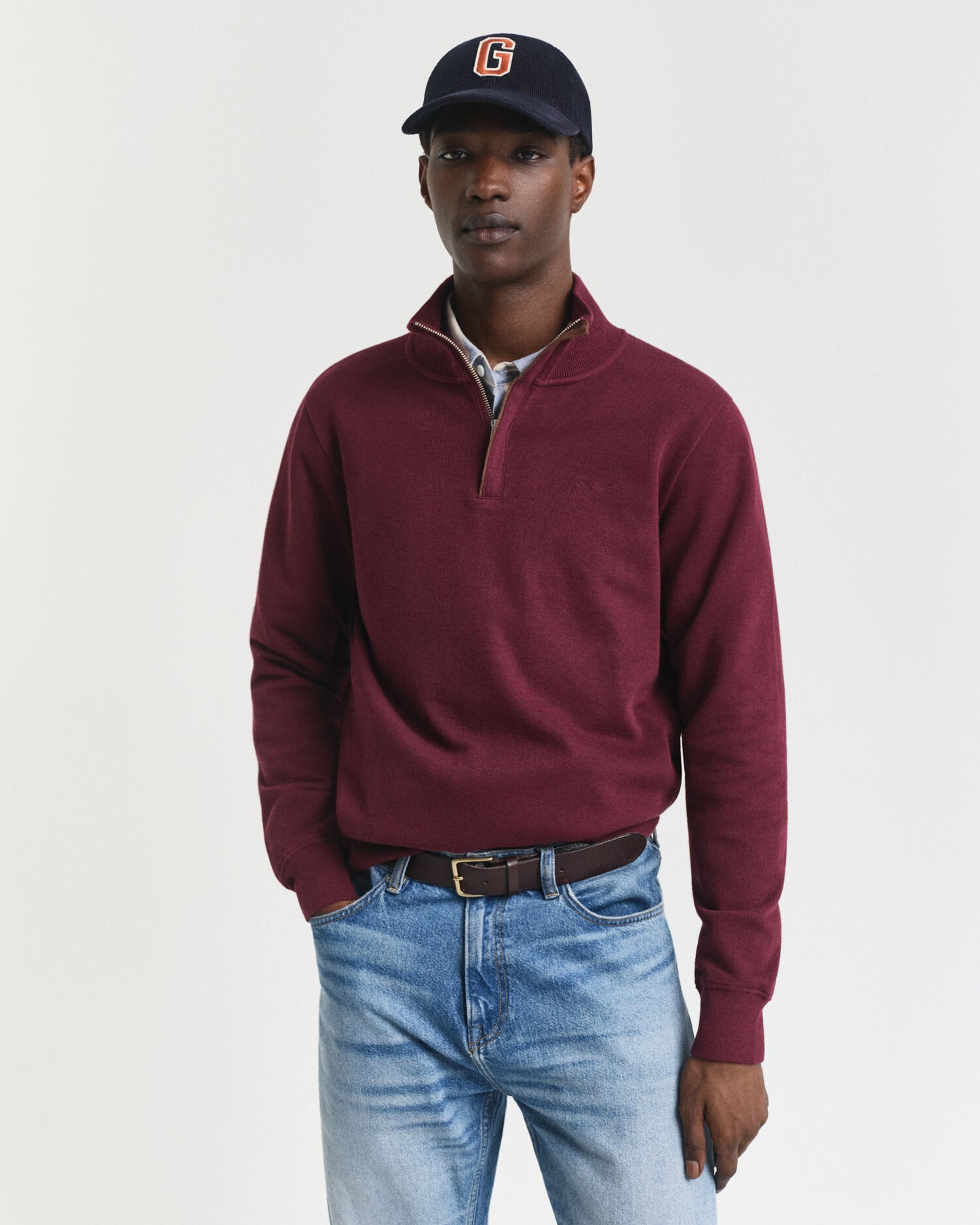 Sweat-shirt Sacker Rib à demi-glissière