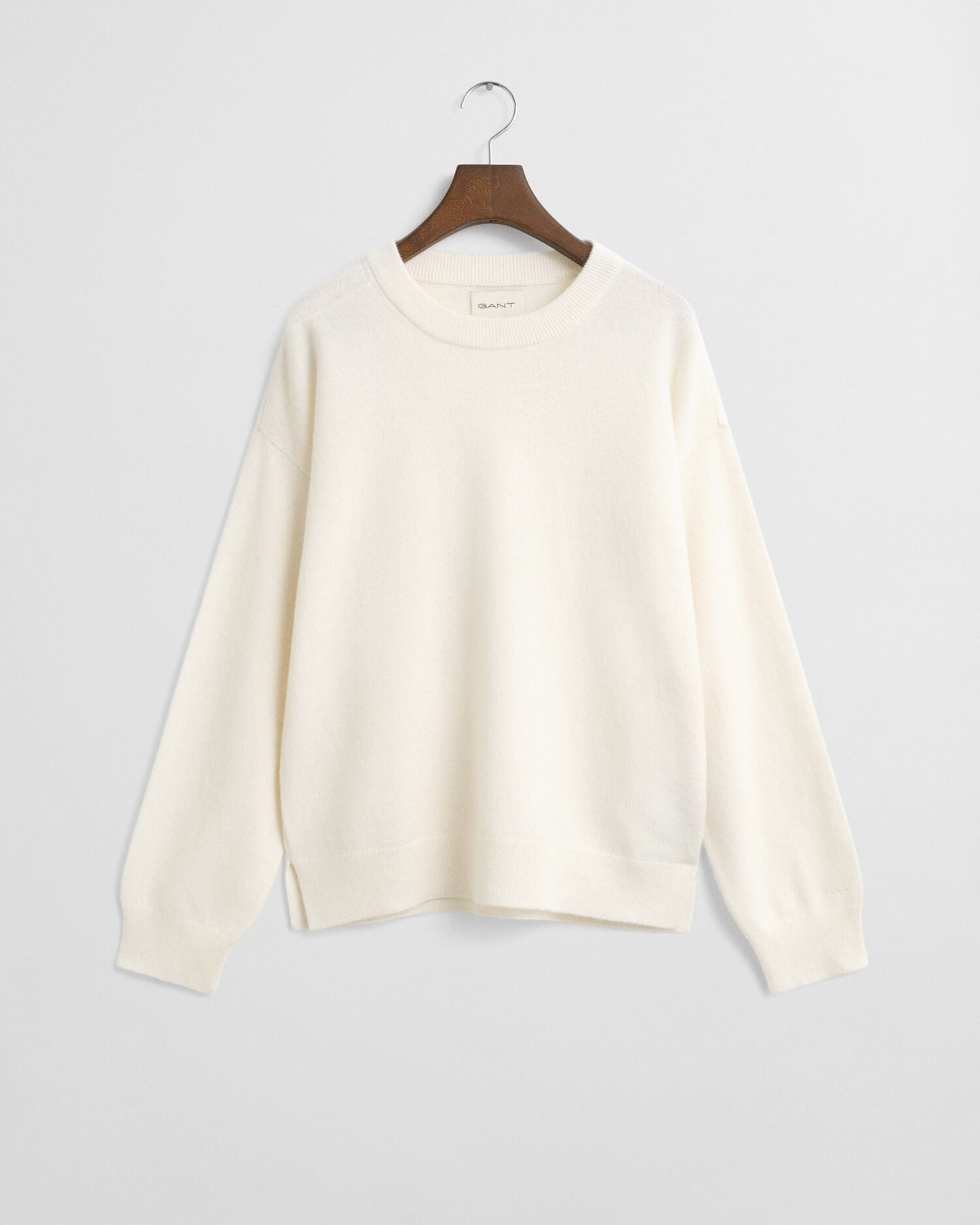 Pull col rond en agneau ultrafin