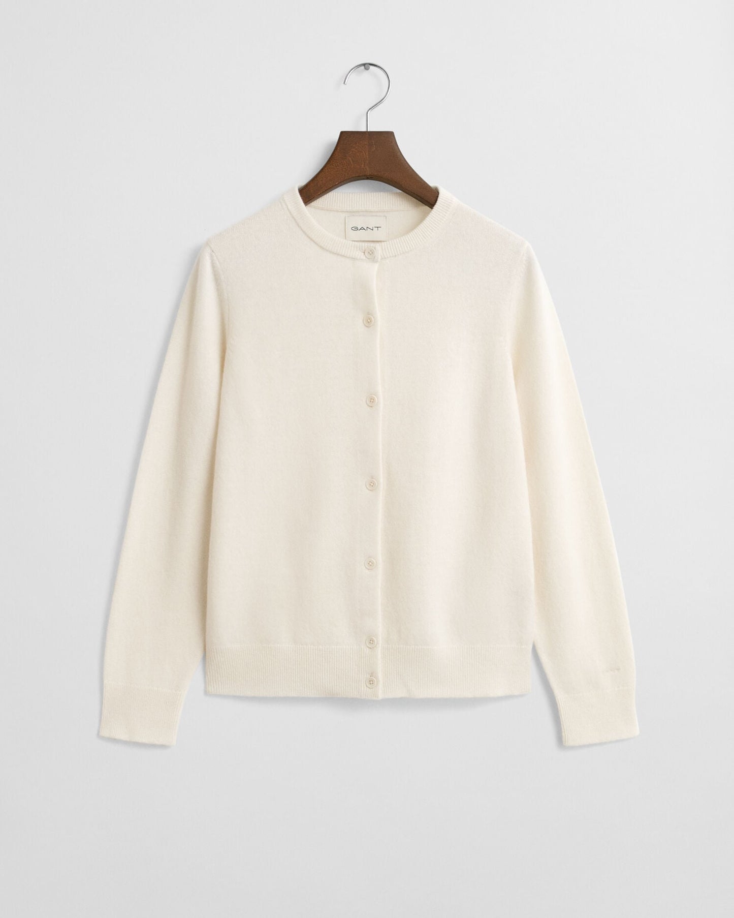 Feinste Lammwoll-Strickjacke